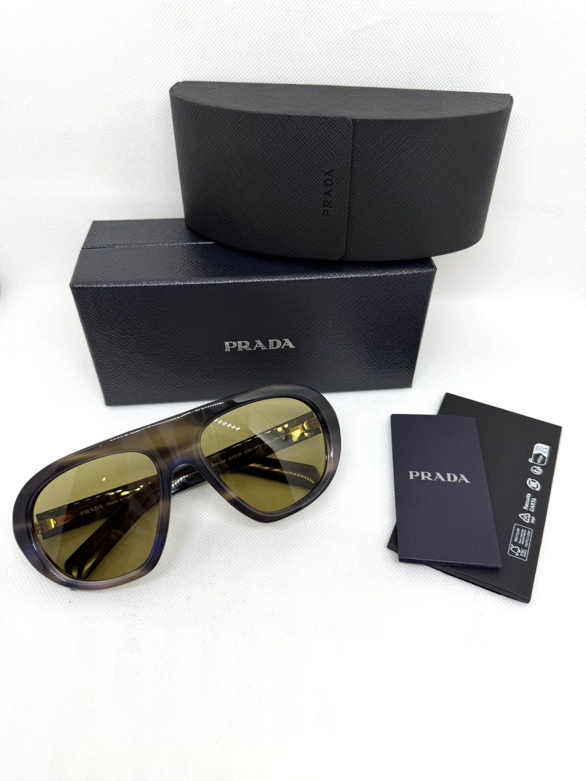 Prada NEW Prada Symbole sunglasses PR C05S 23G70G Size ONE SIZE - 6 Thumbnail
