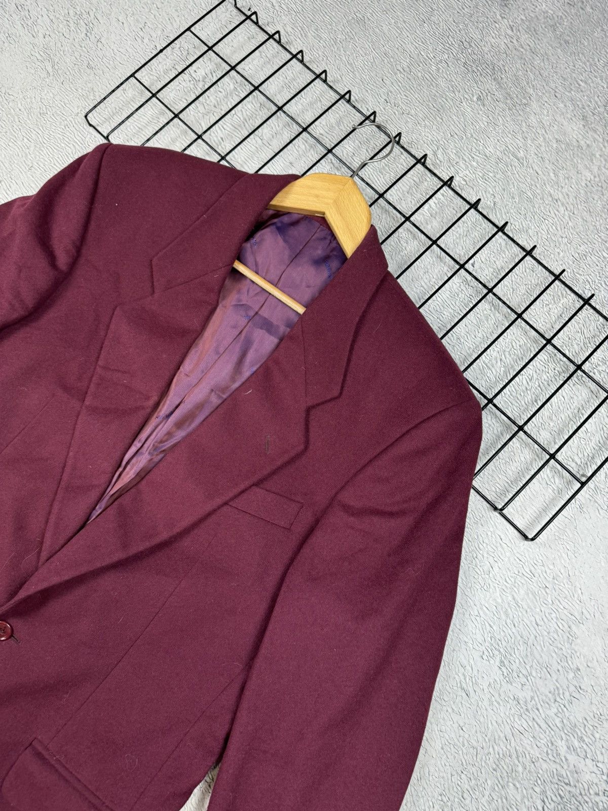 Balmain × Pierre Balmain × Vintage Pierre Balmain Men’s Suit Blazer Size L Vintage Wool Design Size 42R - 2 Thumbnail