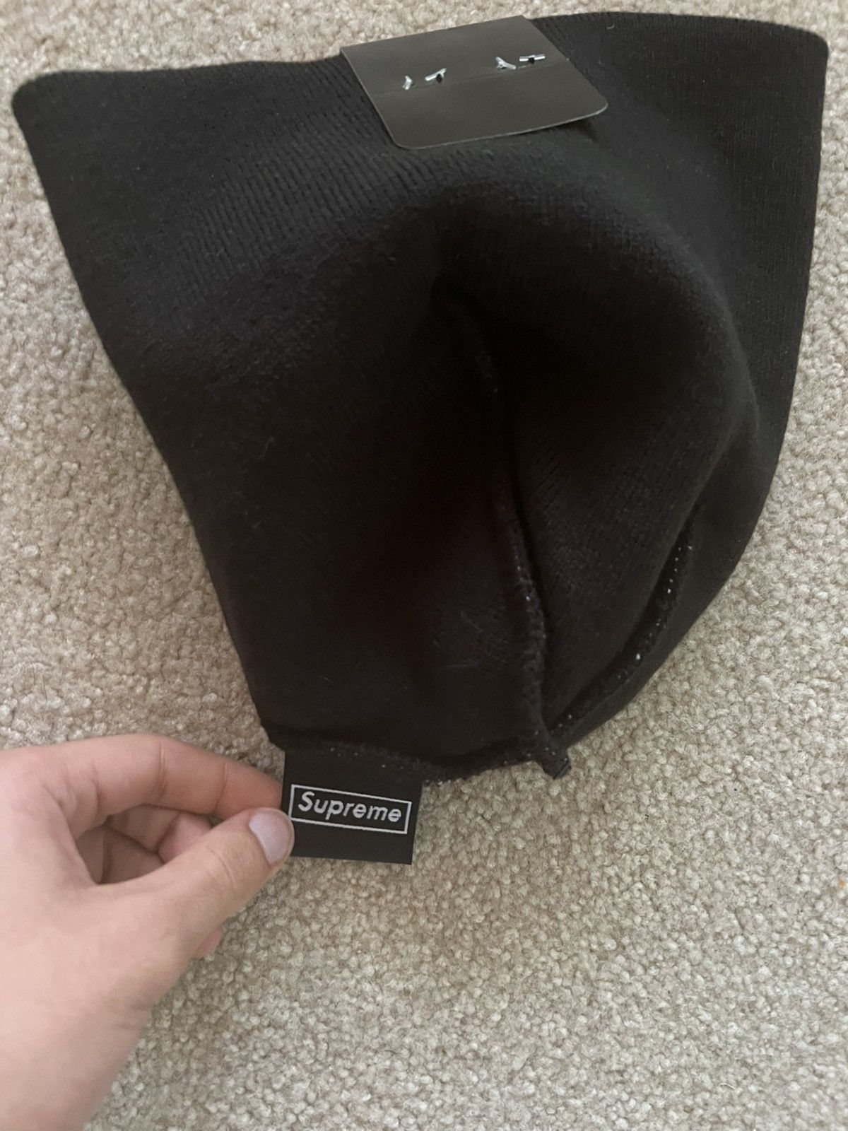 Supreme New era cursive beanie Size ONE SIZE - 3 Thumbnail