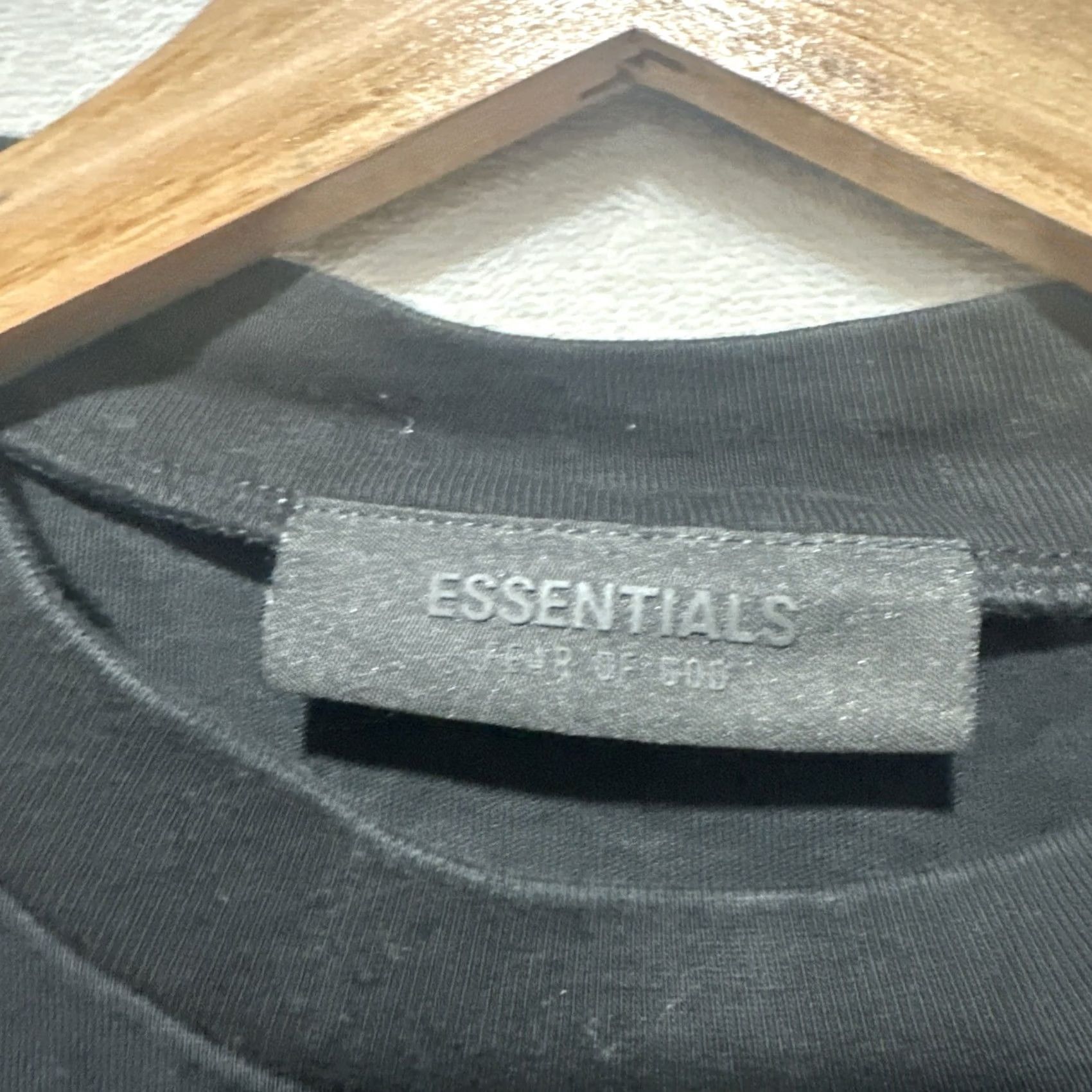 Fear of God Fear of God Essentials Men's Black Oversized Crewneck Short Sleeve Tee XS Size US 27 - 3 Thumbnail
