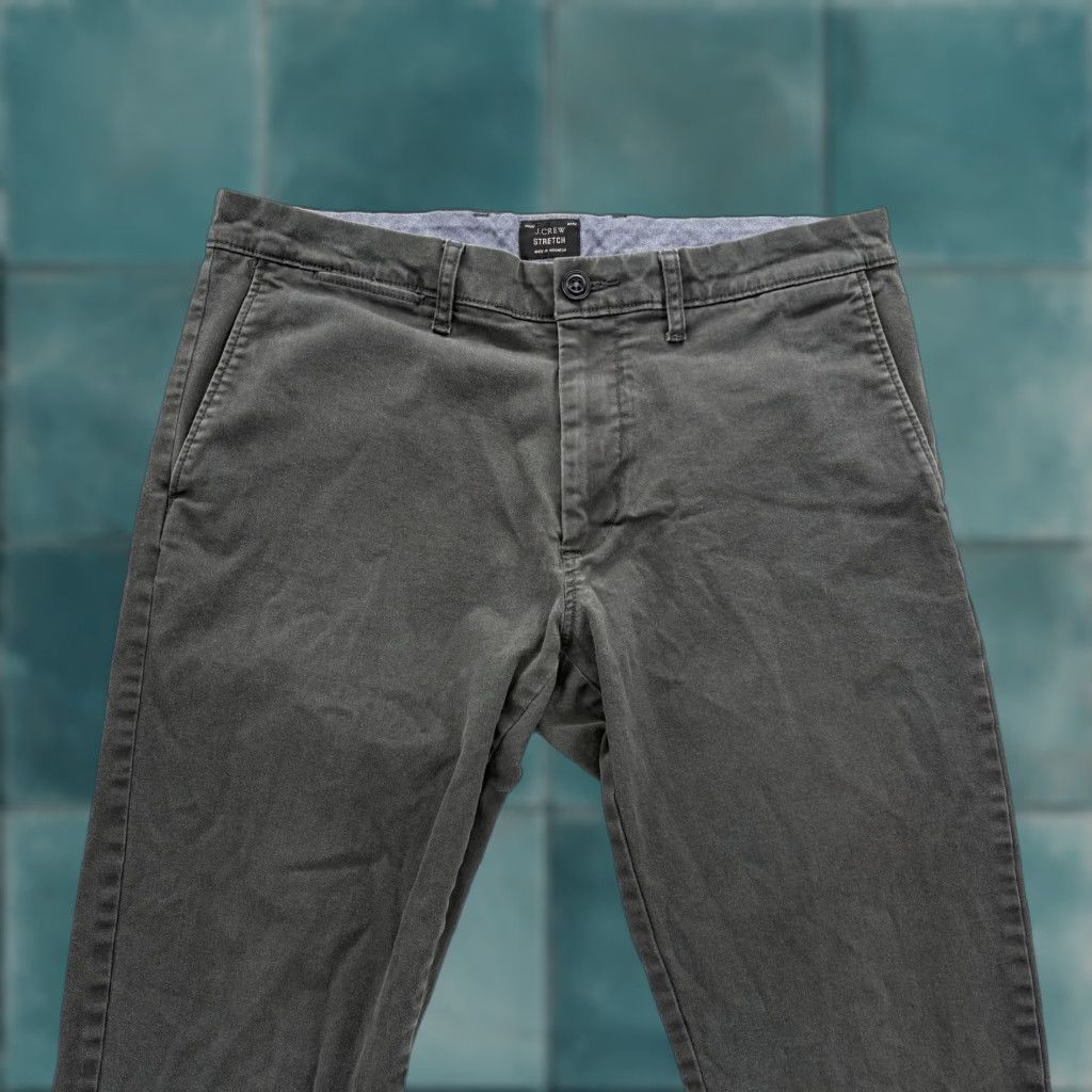 J.Crew J.CREW 484 Slim Fit Pants Mens 30x32 Gray Stretch Chino Casual Preppy Travel Size US 30 / EU 46 - 1 Thumbnail