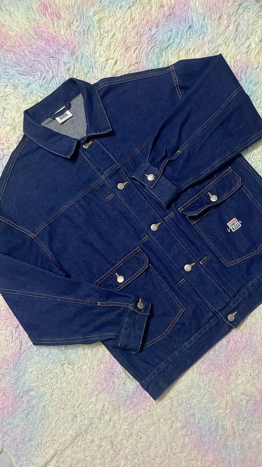 Vintage × Vision Streetwear Vision Streetware Denim Jacket Size US L / EU 52-54 / 3 - 4 Thumbnail