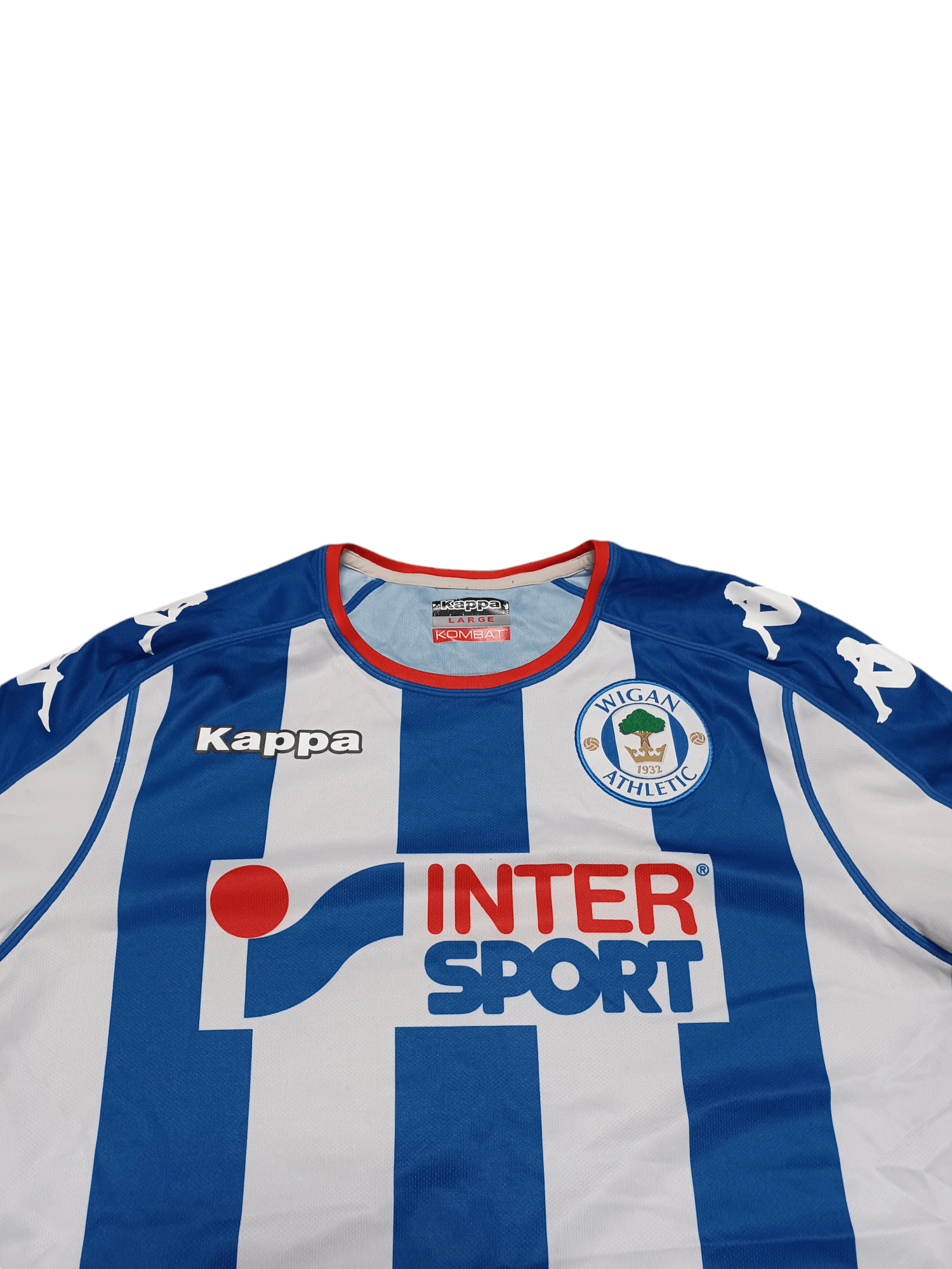 Kappa WIGAN ATHLETIC 2016-2017 KAPPA VINTAGE SOCCER JERSEY BLOKE Size US L / EU 52-54 / 3 - 2 Thumbnail