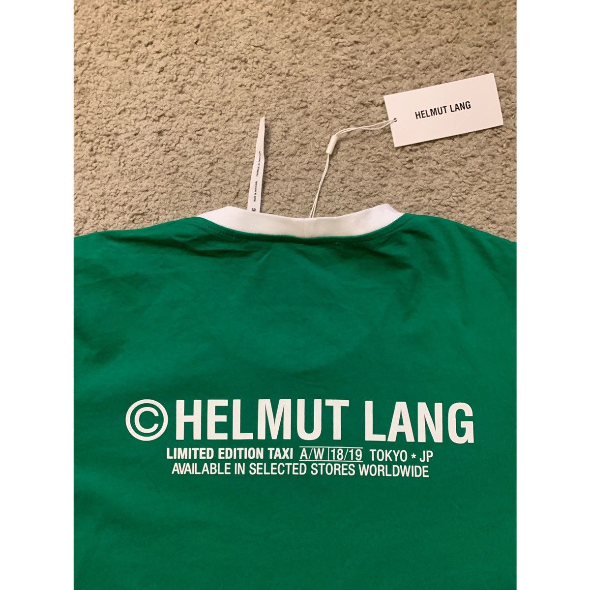 Helmut Lang HELMUT LANG TAXI LIMITED EDITION T-SHIRT Size US L / EU 52-54 / 3 - 7 Thumbnail