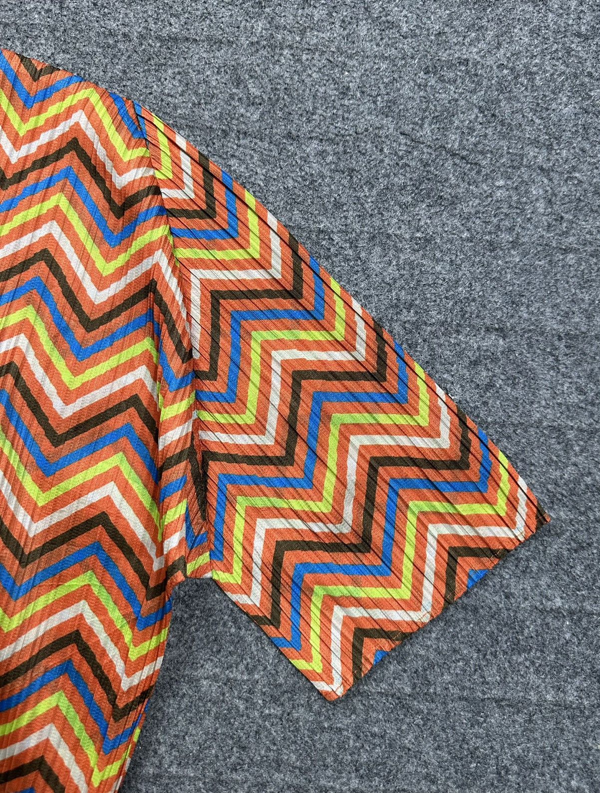 Pleats Please Issey Miyake Pleats Please - Issey Miyake - Multi Color Pleated Blouse Size L / US 10 / IT 46 - 6 Thumbnail