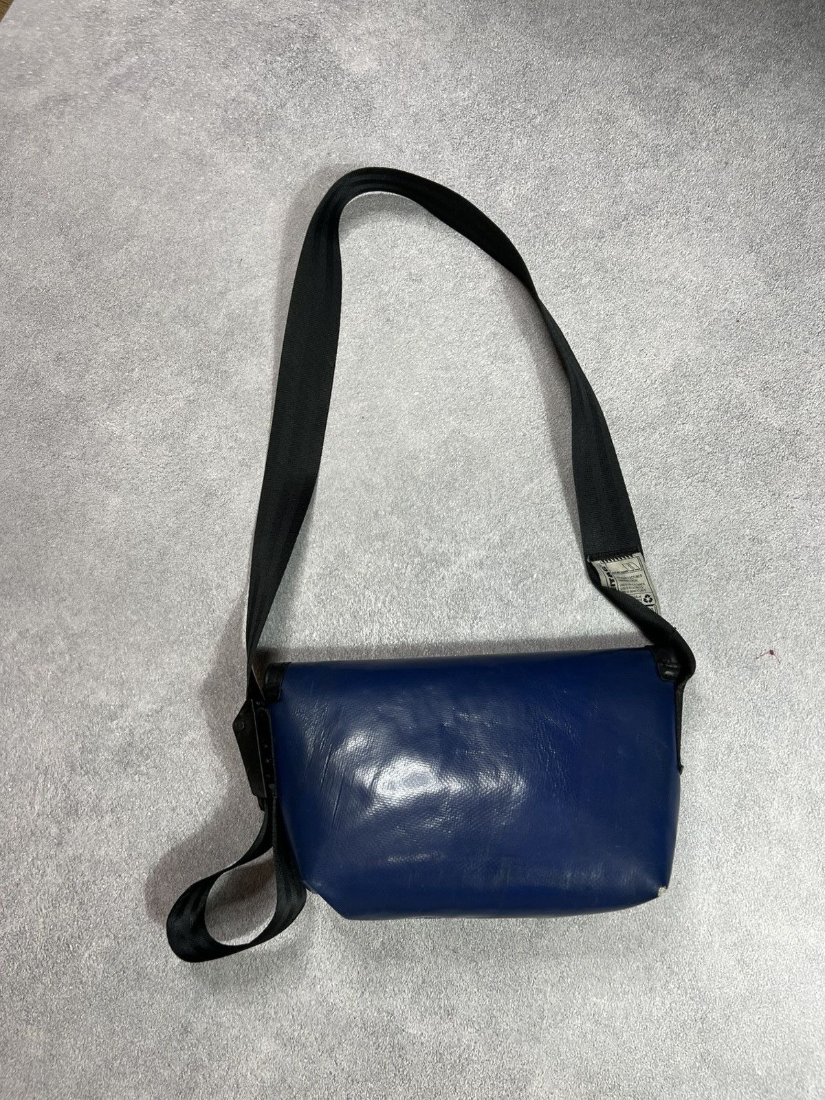 Freitag 💙🤍Freitag Recycled Blue Crossbody Bag Minimal Urban Style Size ONE SIZE - 11 Thumbnail