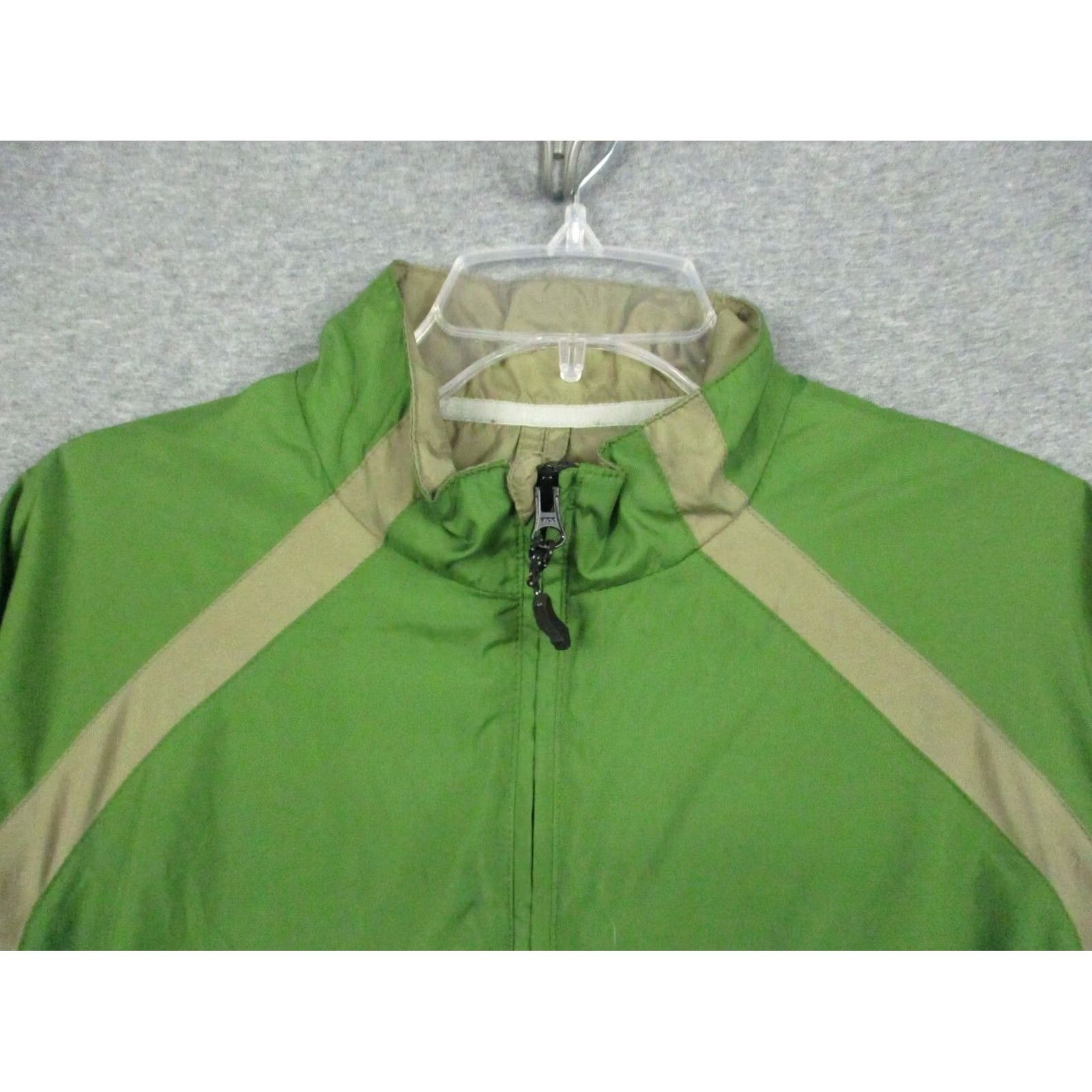 Vintage Sunice Women's Jacket Medium Green Tan Typhoon Half Zip Pullover Windbreaker Size M / US 6-8 / IT 42-44 - 3 Thumbnail