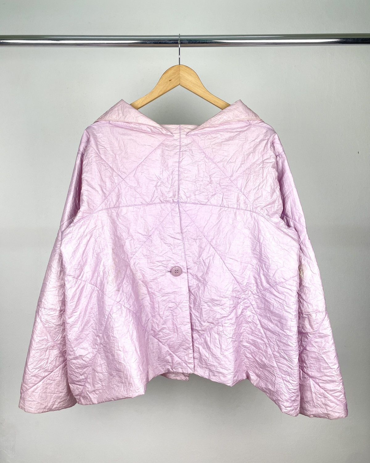 Issey Miyake FW1998 ‘Starburst’ Origami Quilted Liner Jacket Size L / US 10 / IT 46 - 2 Thumbnail