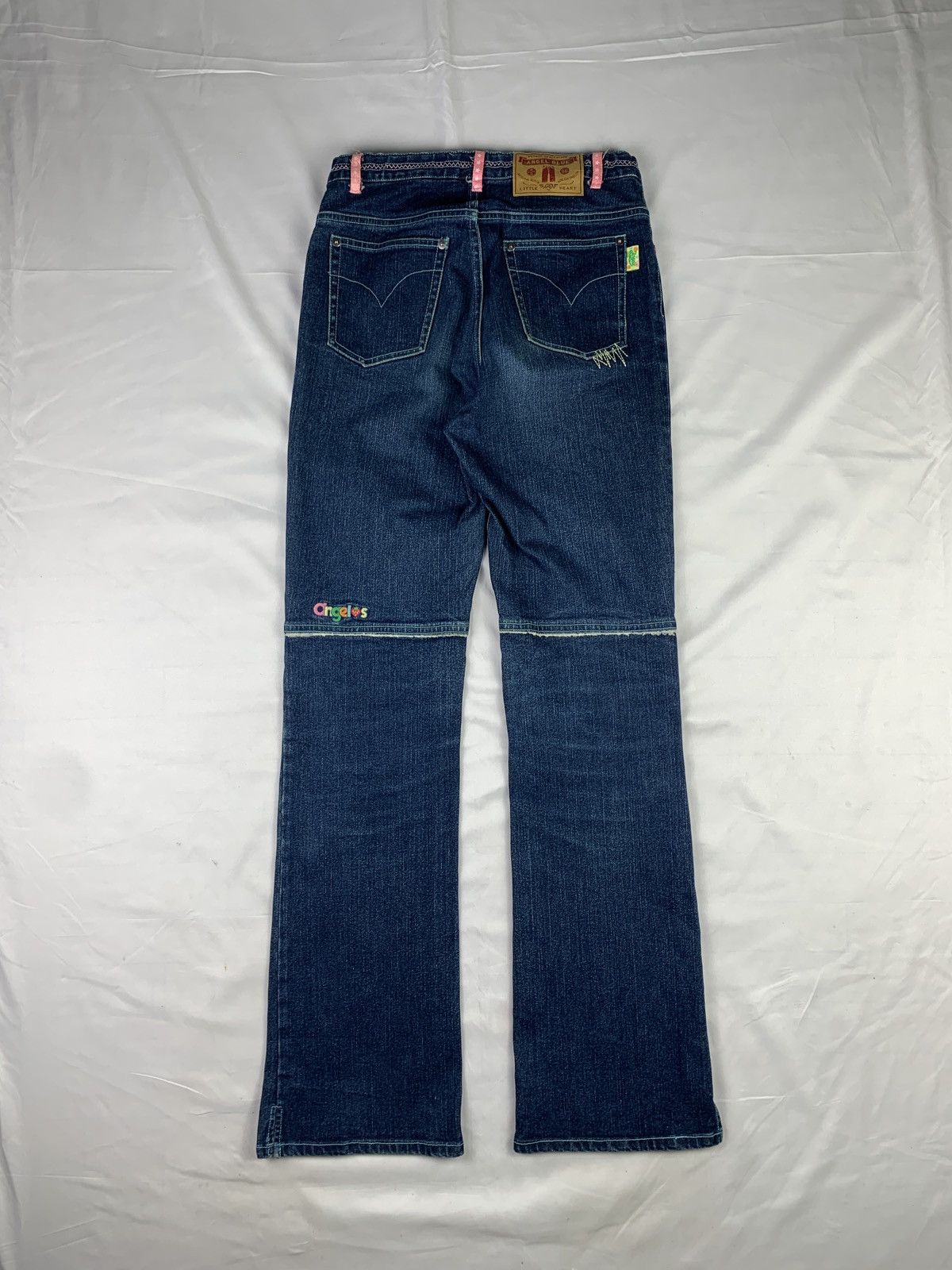 Angel Blue 2000s Angel Blue Japan Patch Cute Pop Embroidered Pants Size 28" / US 6 / IT 42 - 4 Thumbnail