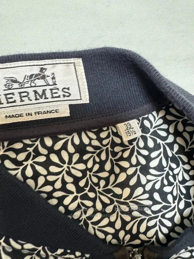 Hermes Long Sleeve Jacket Shirt.