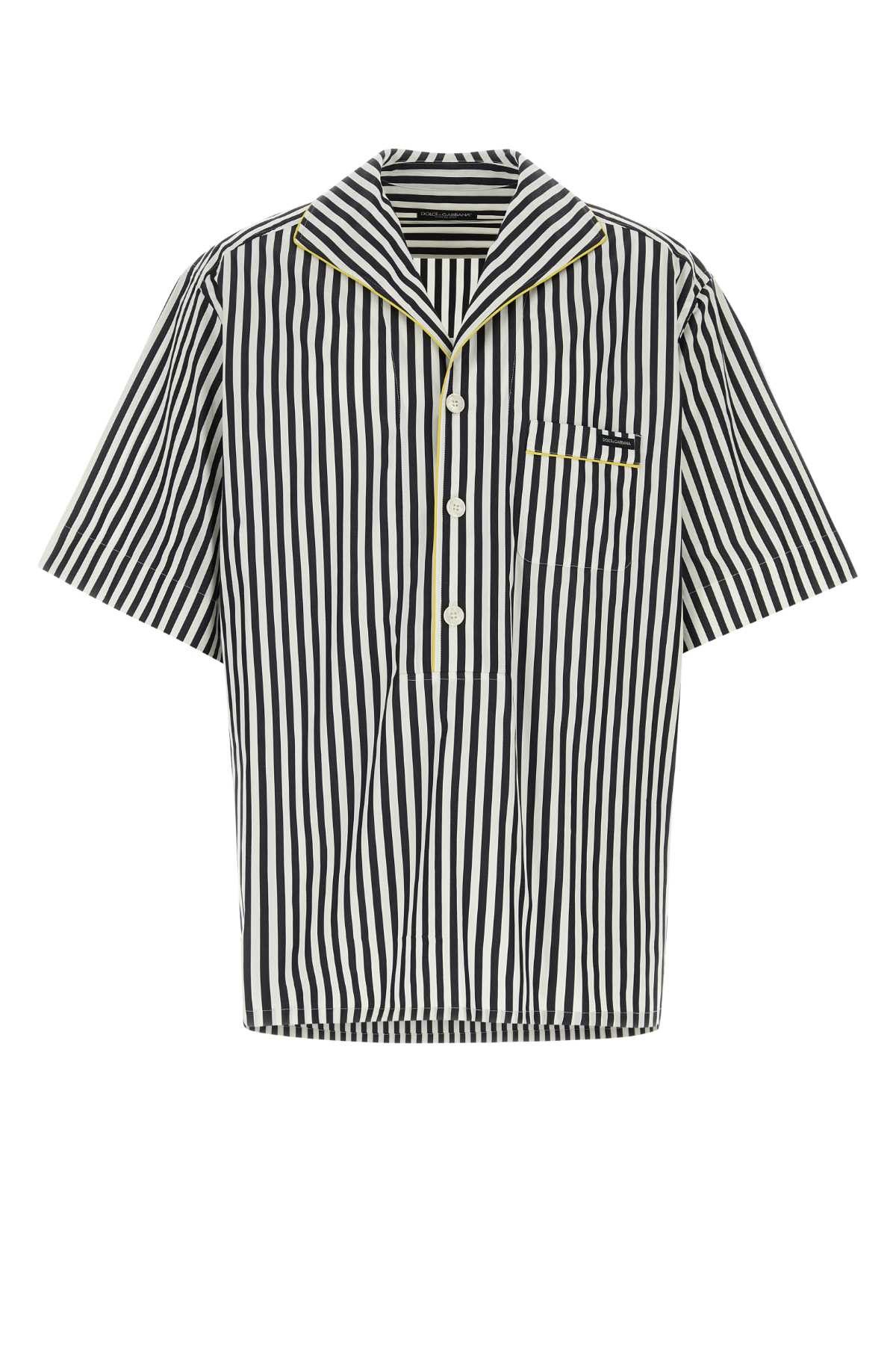 Dolce & Gabbana Embroidered Poplin Shirt Size US L / EU 52-54 / 3 - 1 Thumbnail