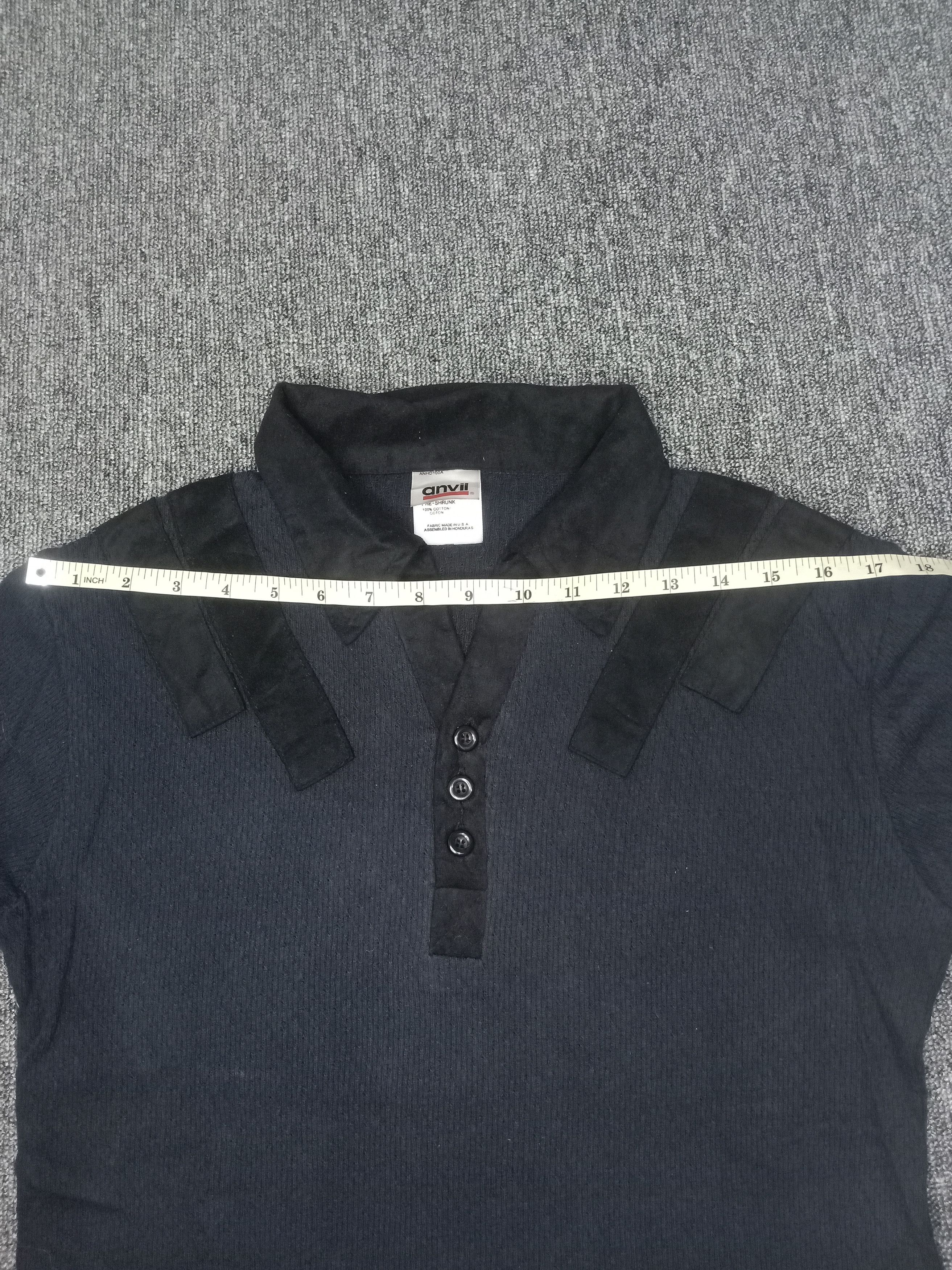 If Six Was Nine × Le Grande Bleu (L.G.B.) Crazy 90s Vintage Style Anvil Long Sleeve Size US S / EU 44-46 / 1 - 9 Thumbnail