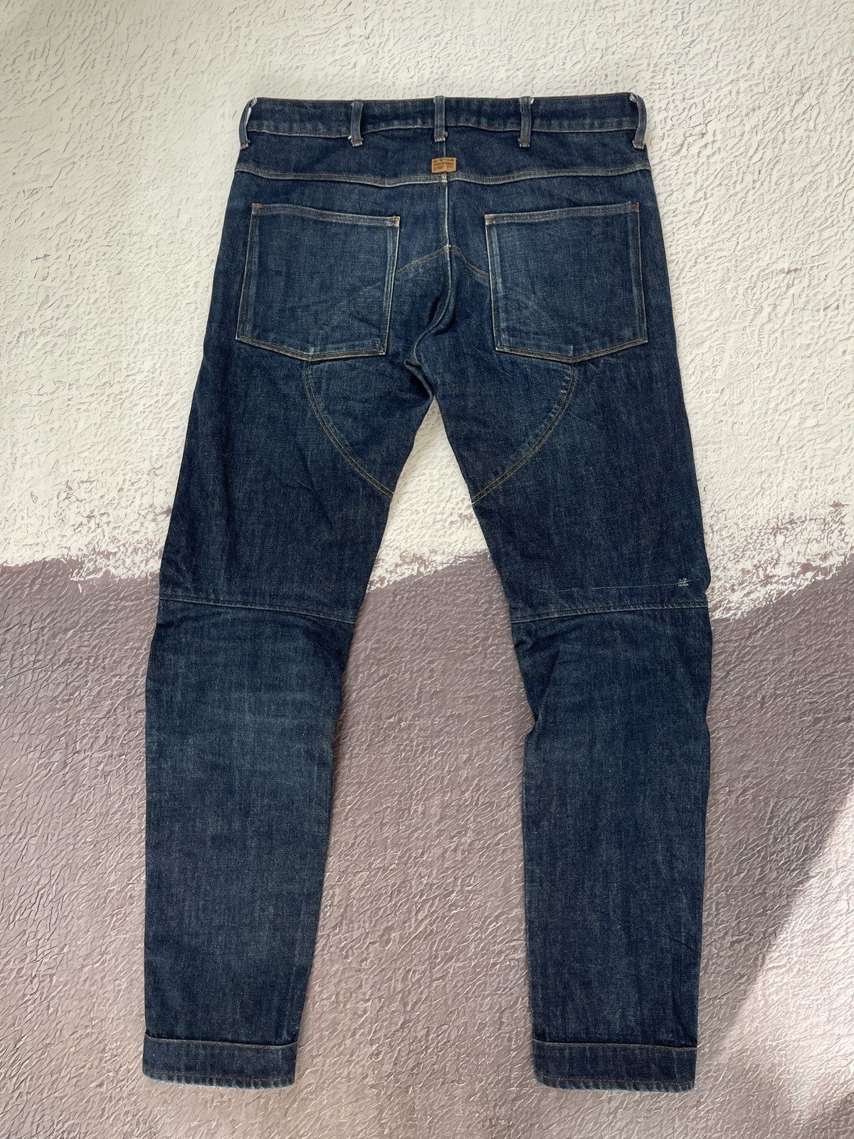 G-Star G-Star Raw double knee indigo blue biker style jeans denim Size US 36 / EU 52 - 10 Thumbnail