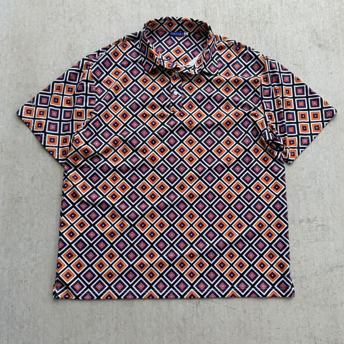 Other Hreski Golf Polo Shirt Geometric All Over Print Size XL Size US XL / EU 56 / 4 - 1 Thumbnail