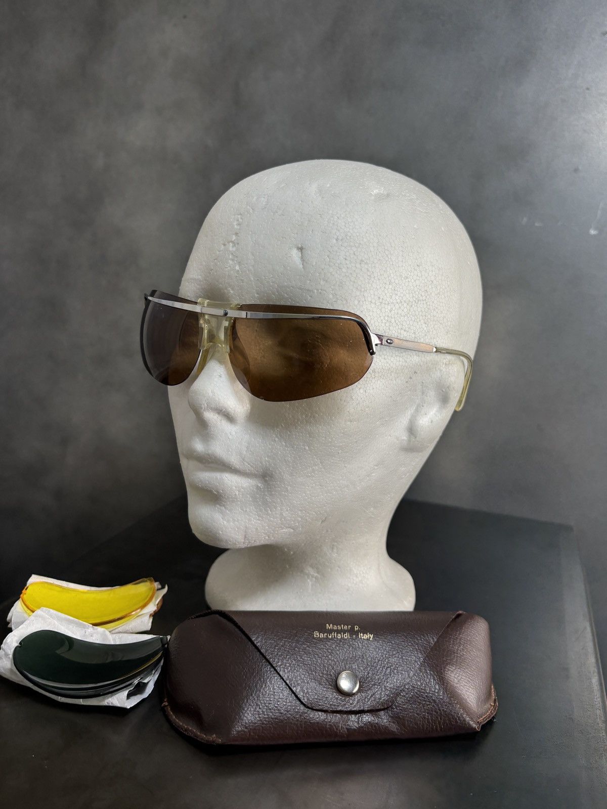 Vintage 1960s Baruffaldi Sport Sunglasses True Vintage Modular Italy Size ONE SIZE - 2 Thumbnail