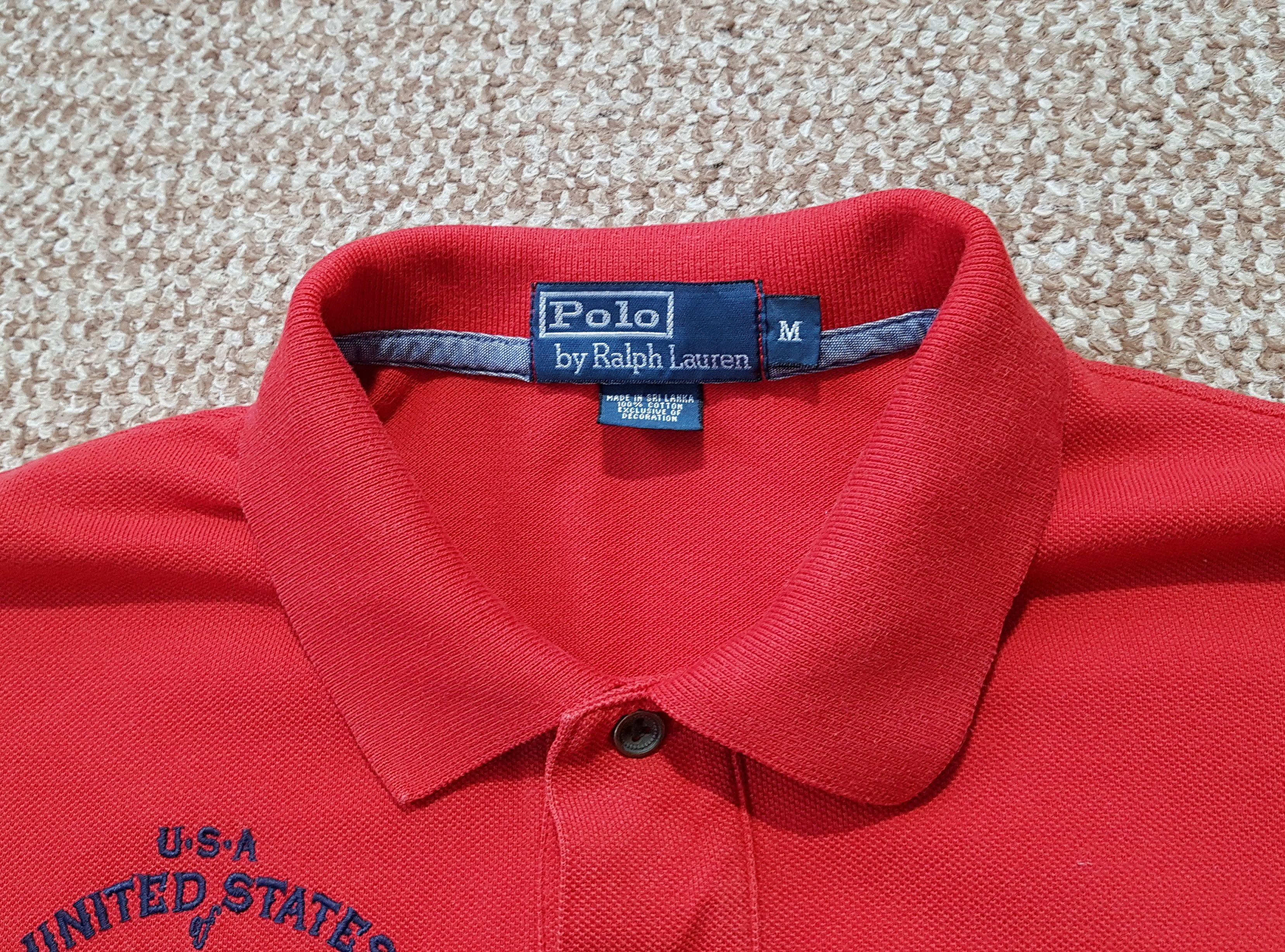 Polo Ralph Lauren Vintage Ralph Lauren Polo Shirt USA Big Logo sz M Size US M / EU 48-50 / 2 - 6 Thumbnail