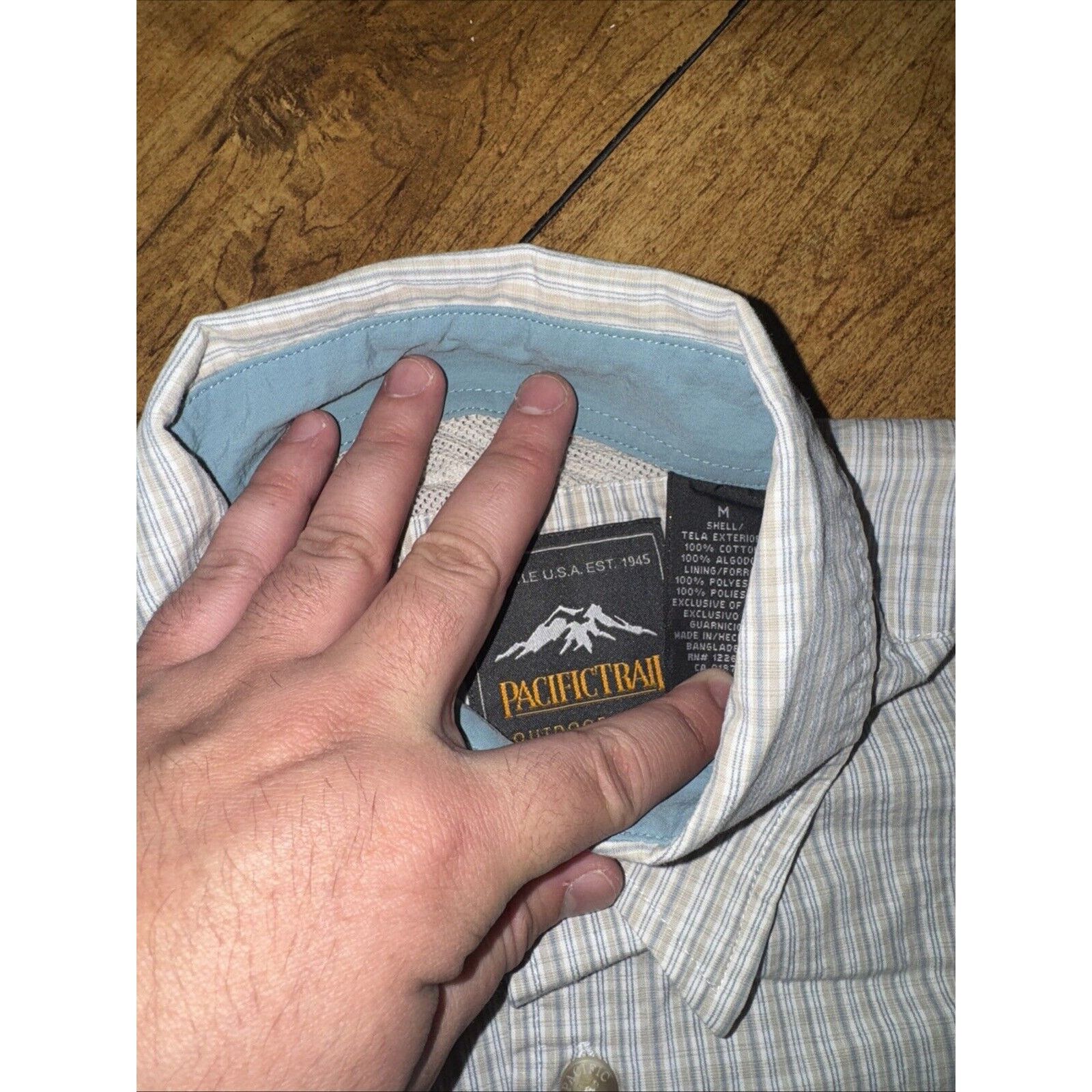 Pacific Trail × Vintage Pacific Trail Outdoor Short Sleeve Fly Fishing Button Up Size US M / EU 48-50 / 2 - 5 Thumbnail