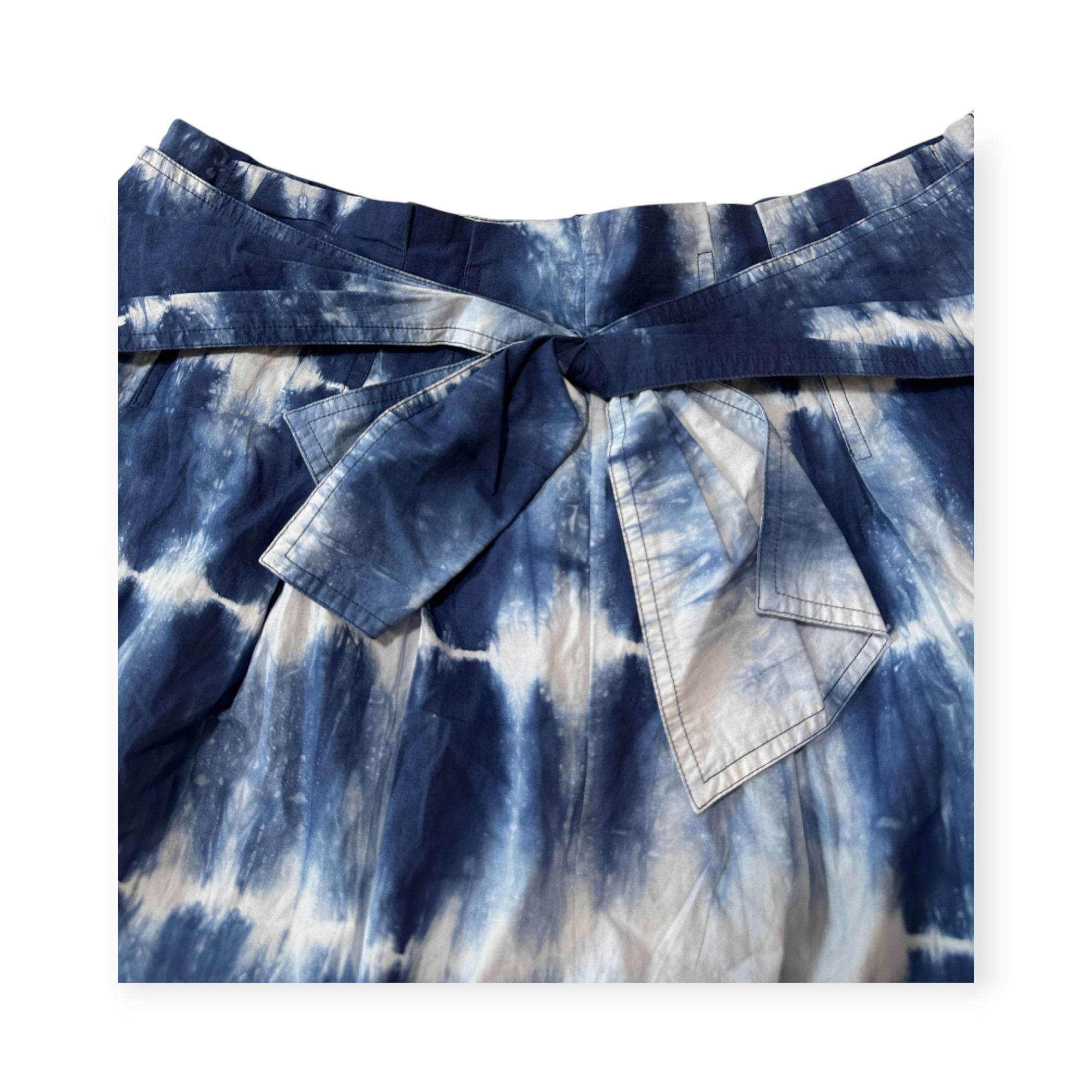Ulla Johnson Ulla Johnson Paloma Short, Size 12, Indigo Tie Dye, New with Size 34" / US 12 / IT 48 - 10 Thumbnail