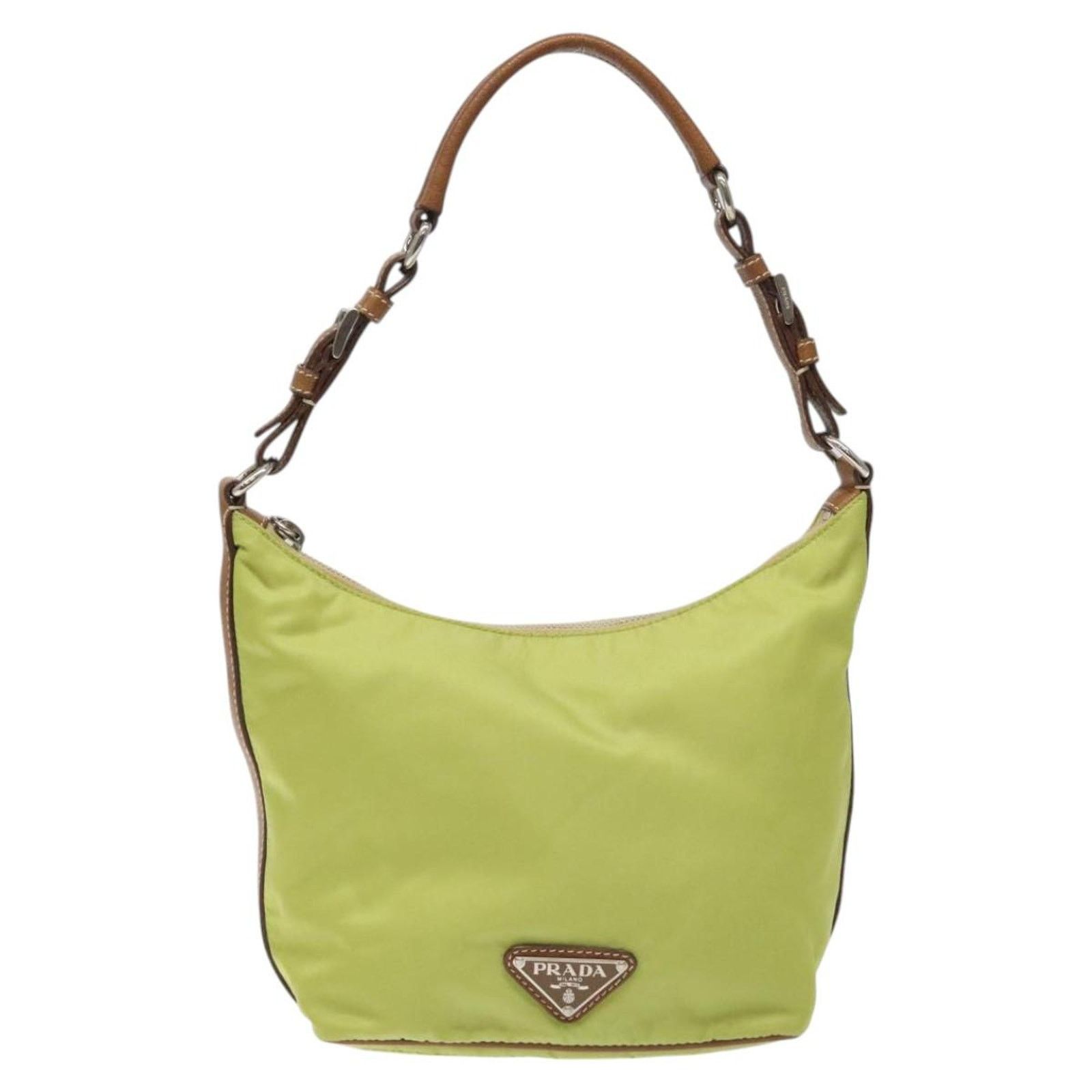 Prada Green Nylon Tessuto