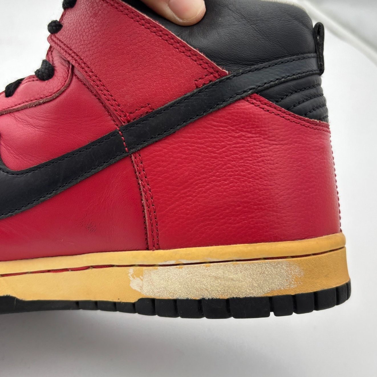 Nike × Vintage Vintage Nike Dunk High Red Sneakers Men's 8.5 309432-601 Size US 8.5 / EU 41-42 - 11 Thumbnail