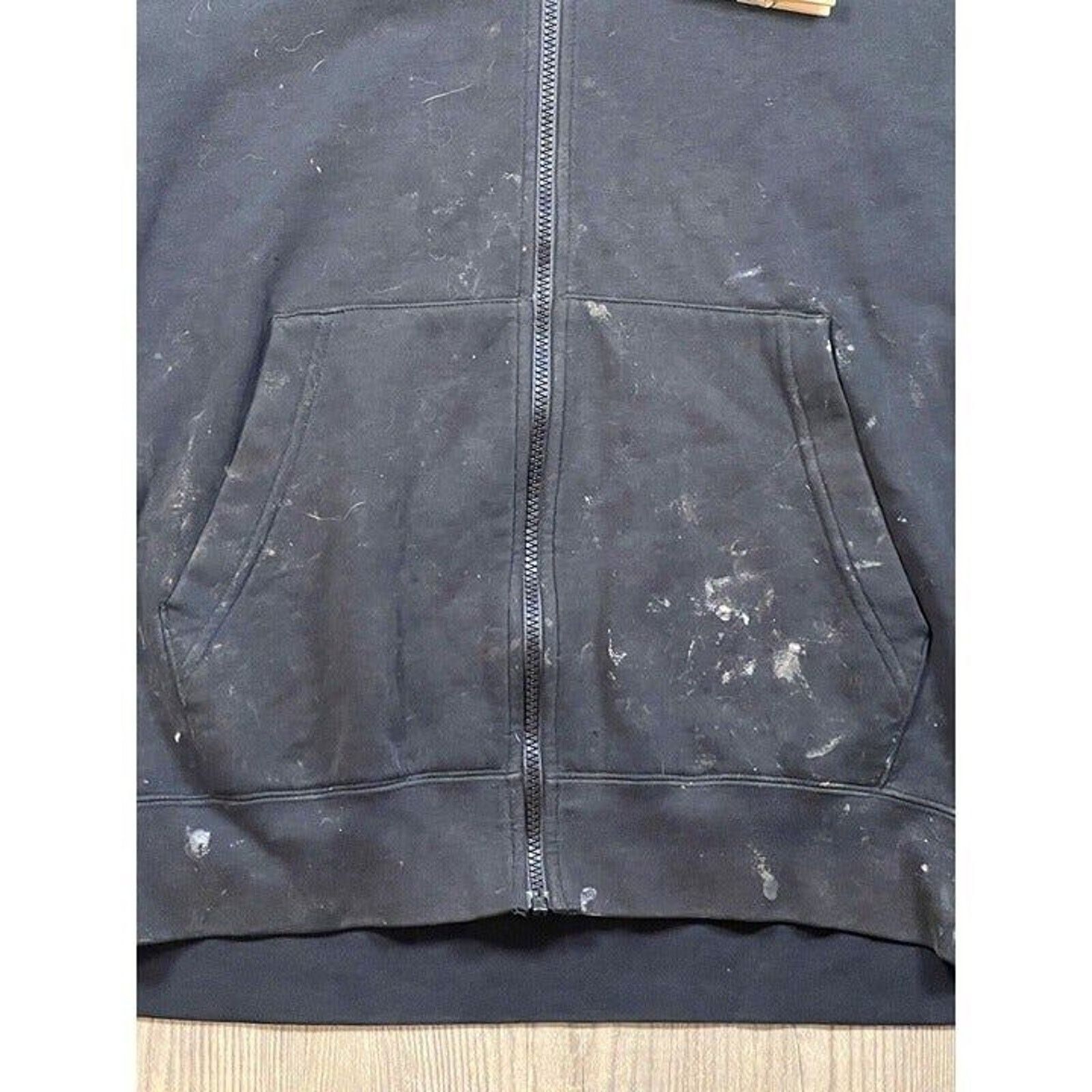 Nike Vintage Nike Full Zip Up Hoodie Sweatshirt Black Mens Size L Size US L / EU 52-54 / 3 - 4 Thumbnail