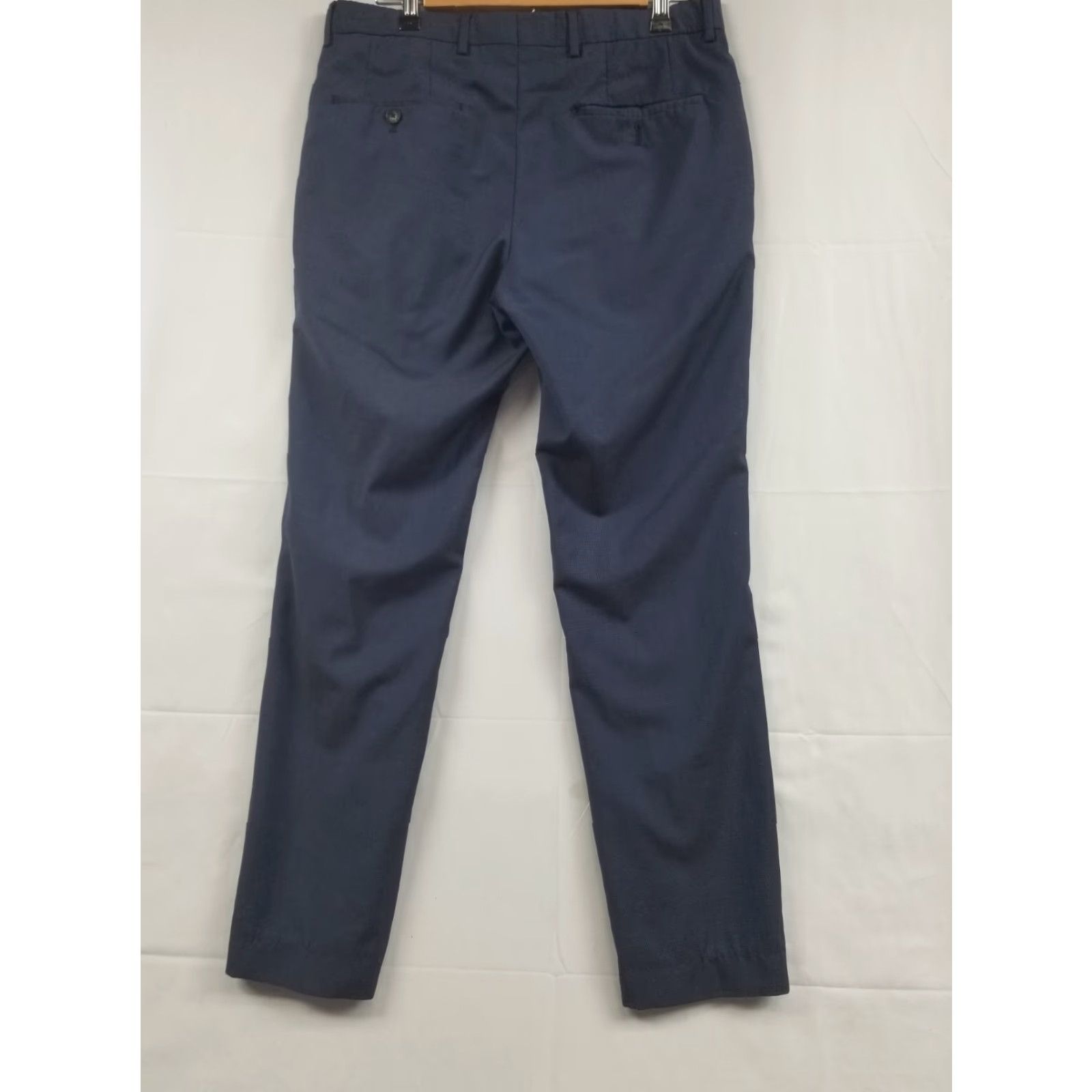 Hugo Boss Hugo Boss Men’s Dress Pants 32R Blue Regular 30 in Inseam Business Formal Workwear Pants Mens Clean Look See All Pics Size US 32 / EU 48 - 2 Thumbnail