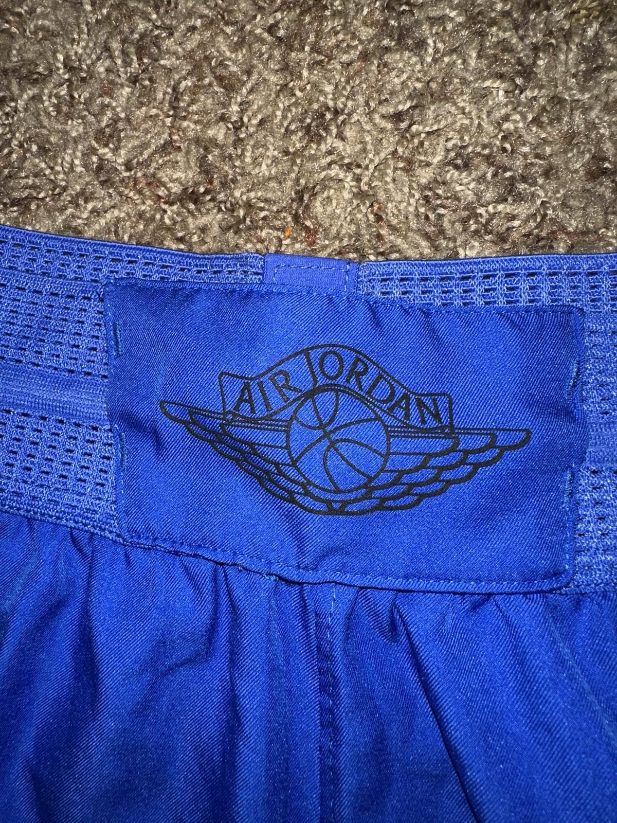 Designer Jordan Men’s Ultimate Flight Basketball Blue Black Shorts Size US 30 / EU 46 - 3 Thumbnail