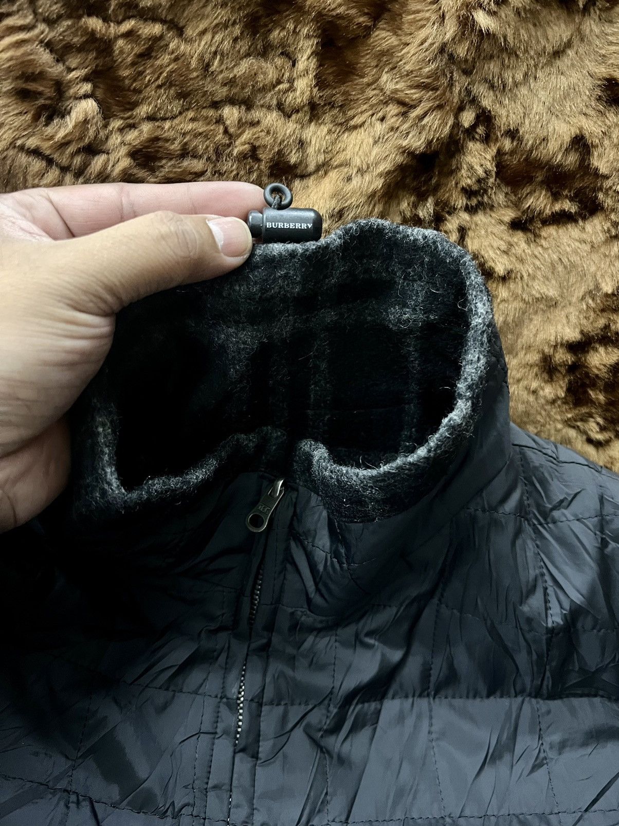 Burberry Burberry London Wool Checkered Black Reversible Vest Size US L / EU 52-54 / 3 - 12 Thumbnail