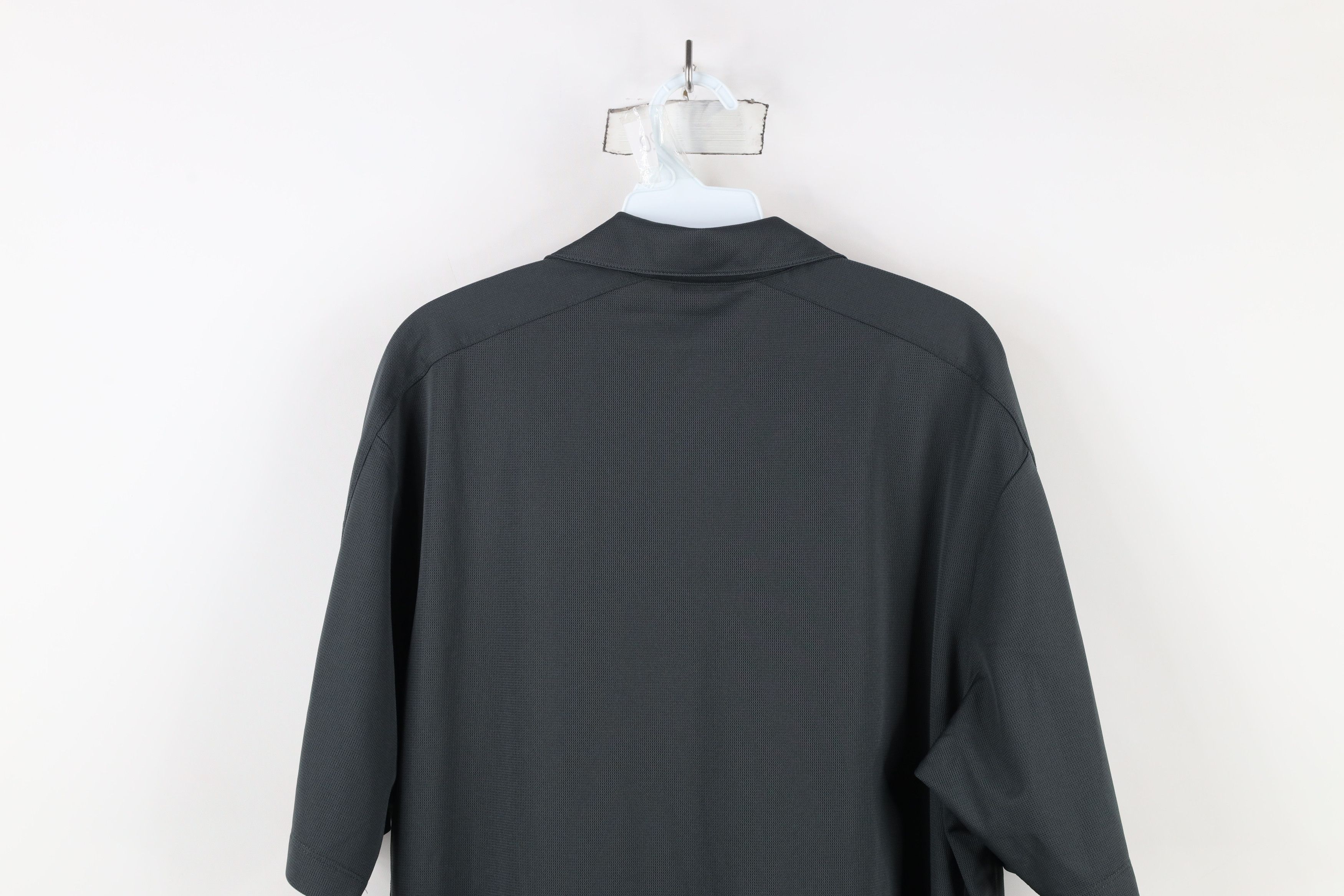 Nike × Vintage Nike NFL Out Vision Instant Replay Collared Polo Shirt Gray Size US M / EU 48-50 / 2 - 12 Thumbnail