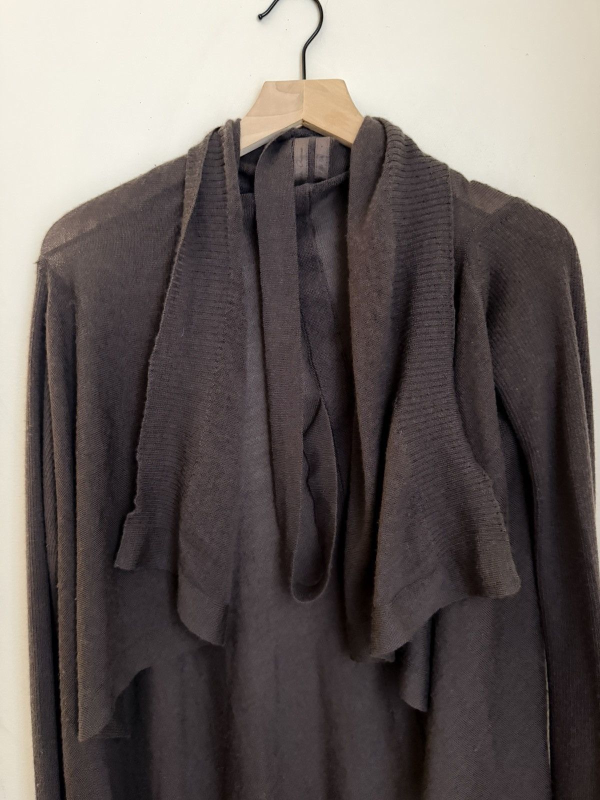Rick Owens Rick Owens STAG FW 2008 Women’s Draped Cardigan Sweater Size M / US 6-8 / IT 42-44 - 5 Thumbnail