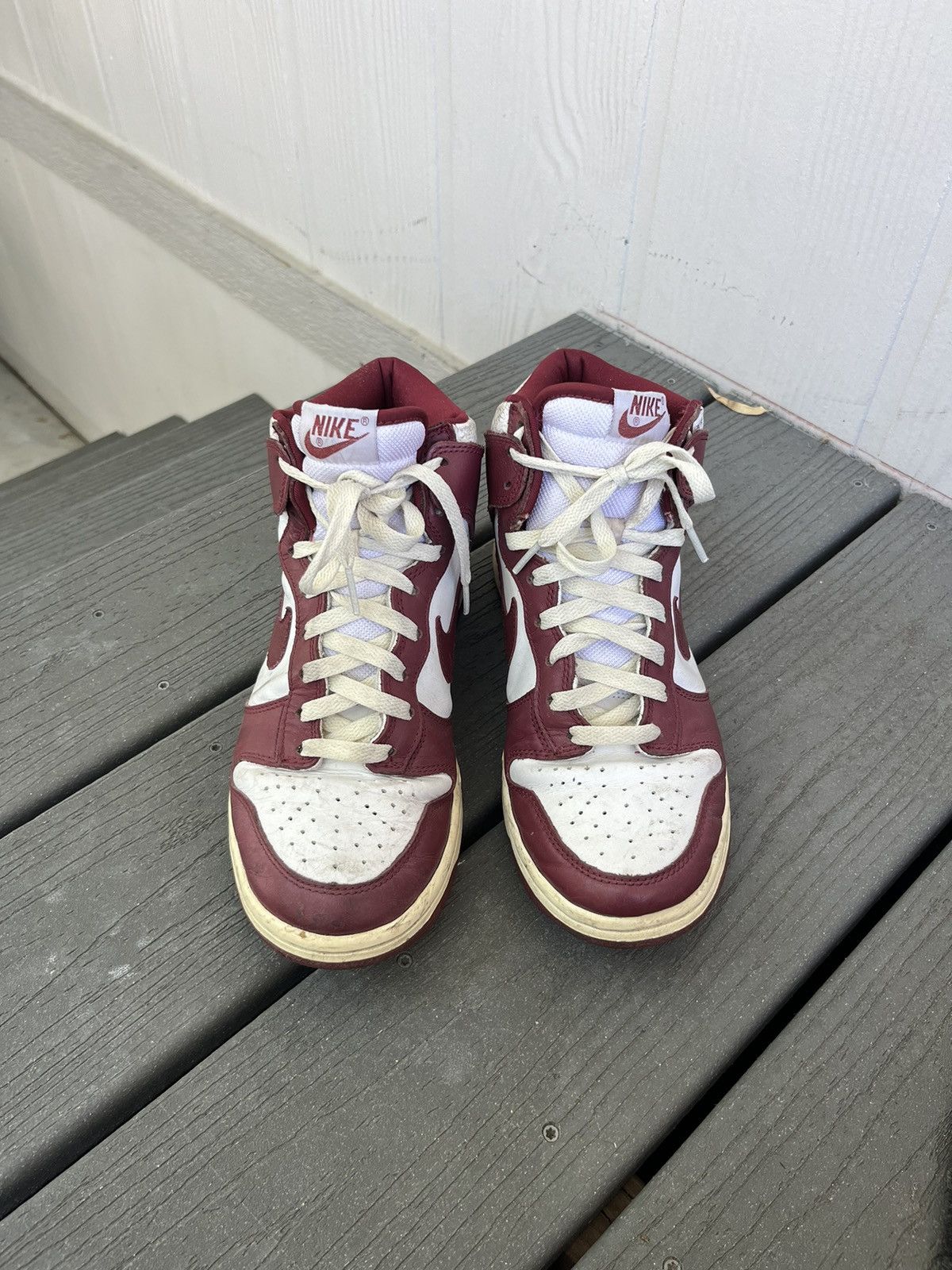 Nike Barn Red Nike Dunk High Size US 8 / EU 41 - 2 Thumbnail