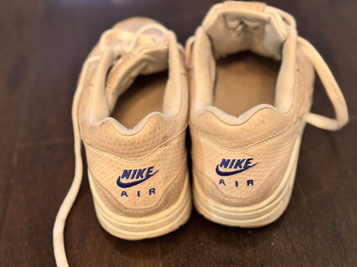 Nike NIKE AIR MAX 1 PURE PLATINUM RACER BLUE Size US 9.5 / EU 42-43 - 3 Thumbnail