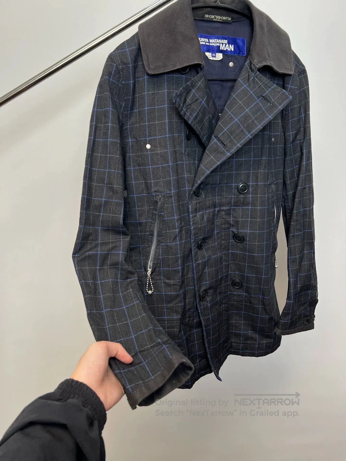Junya Watanabe Black Checkered Double. Size US XS / EU 42 / 0 - 4 Thumbnail
