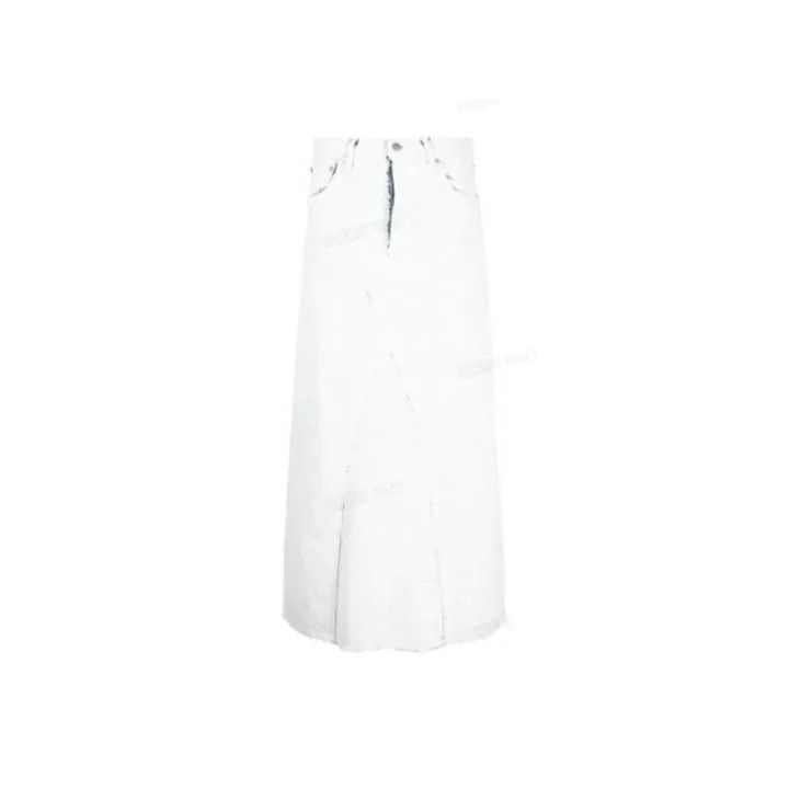 Maison Margiela Maison Margiela White High-Waisted Denim Skirt 0079 Size US 38 / EU 54 - 1 Thumbnail