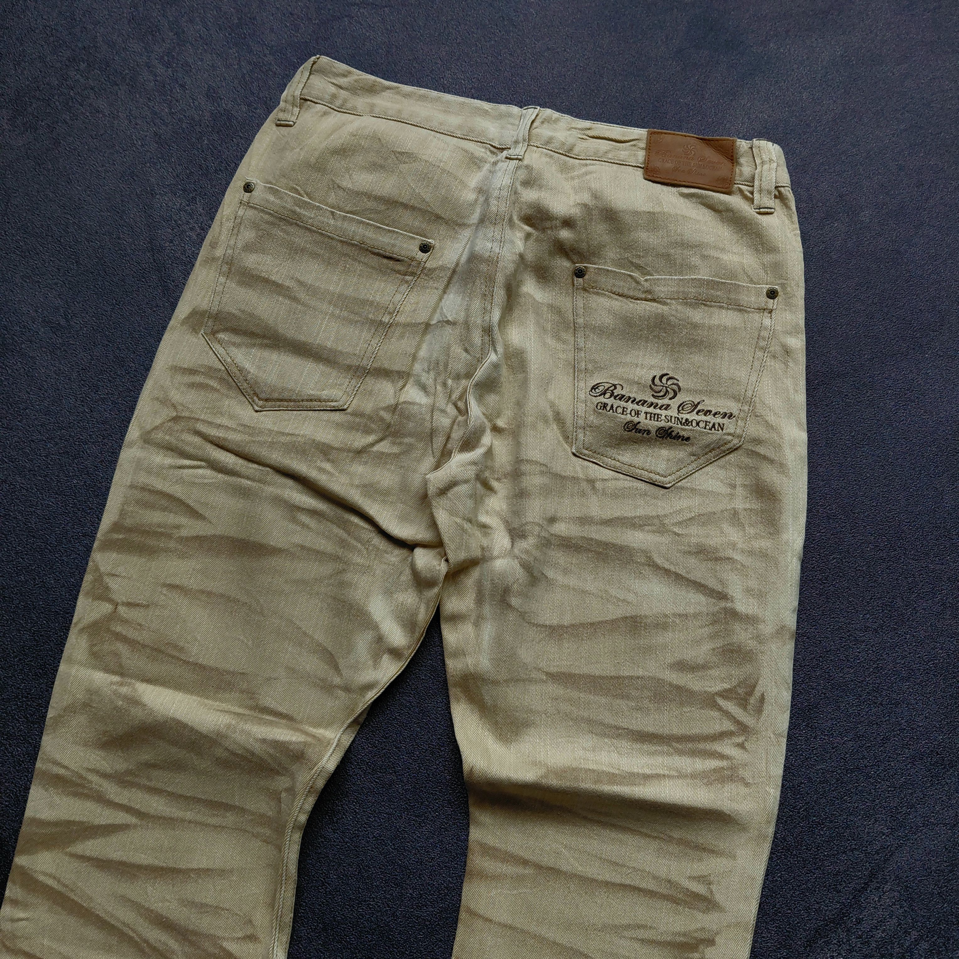 Japanese Brand Y2k Vintage Banana Seven Acid Wash Pants Size US 35 - 4 Thumbnail