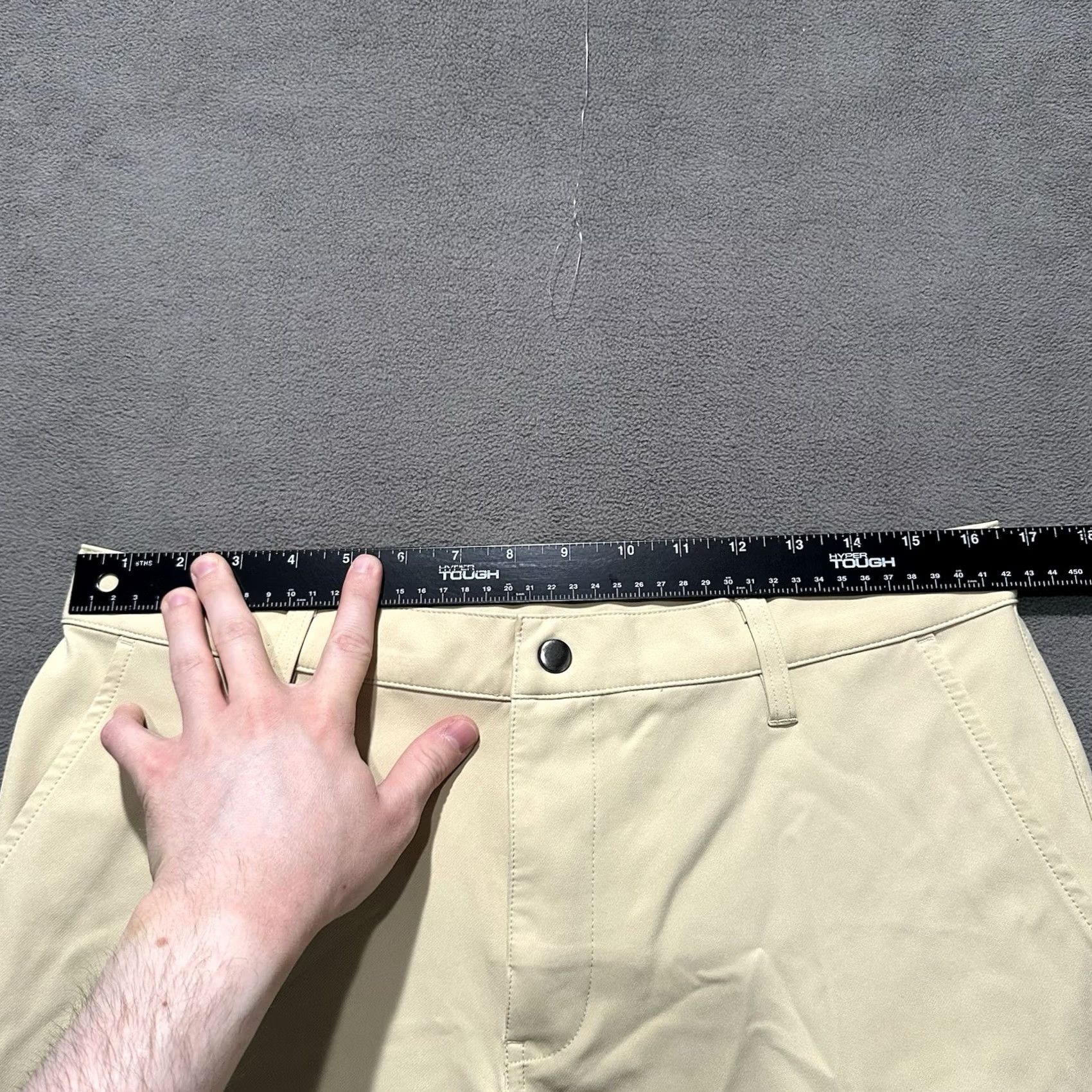 Vintage State and Liberty Shorts Mens 34 Khaki Performance Stretch Athletic Golf Shorts Size US 34 / EU 50 - 6 Thumbnail