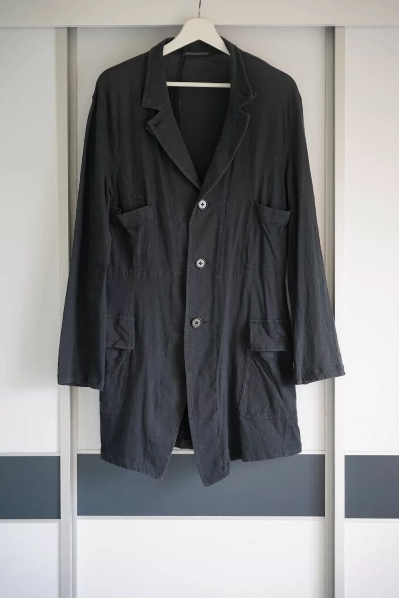 Yohji Yamamoto Yohji Yamamoto Patchwork Long Coat Size US S / EU 44-46 / 1 - 1 Thumbnail