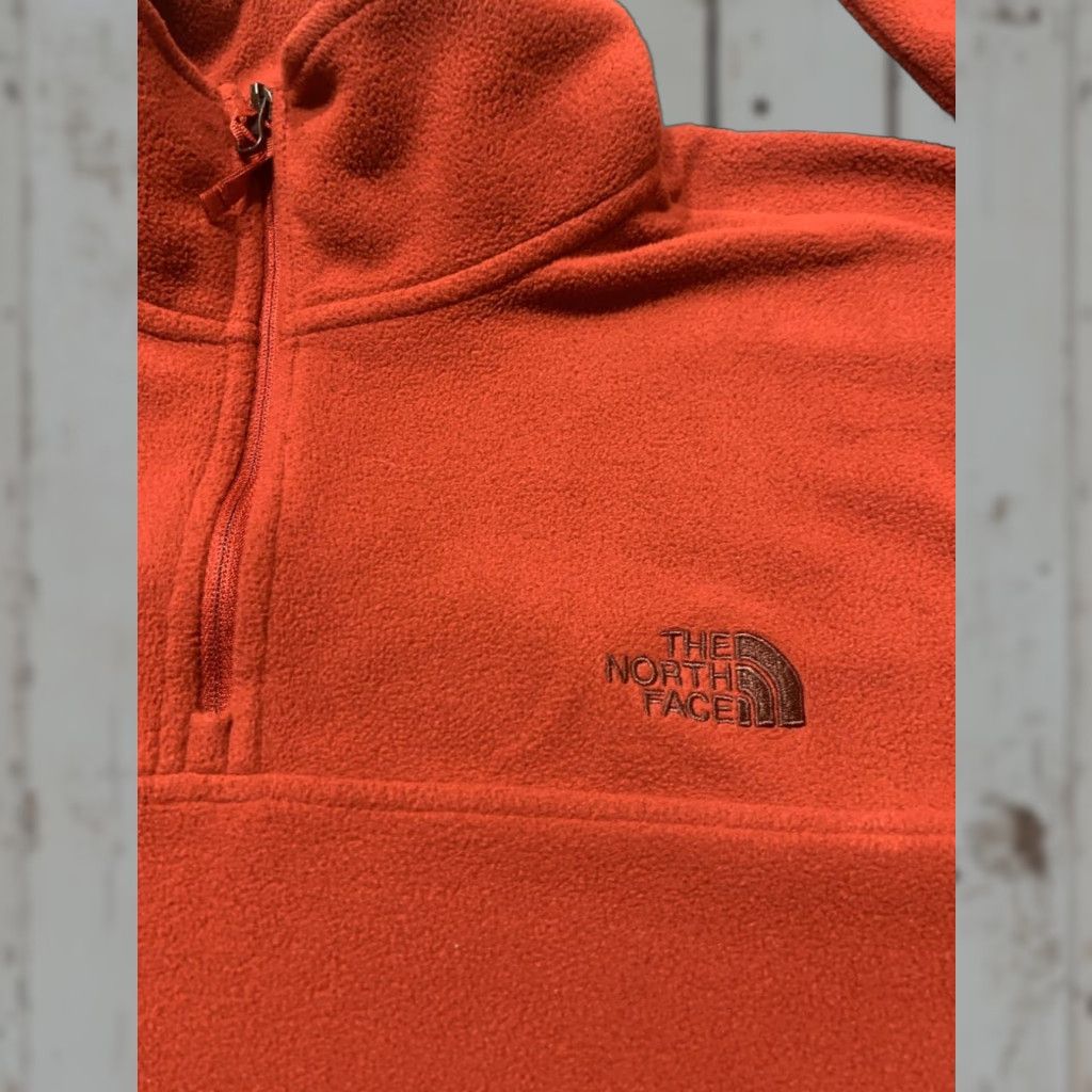 The North Face The North Face Mens Fleece Jacket Red Adult Small 1/4 Zip Pullover Hiking Outdoors Size US S / EU 44-46 / 1 - 1 Thumbnail
