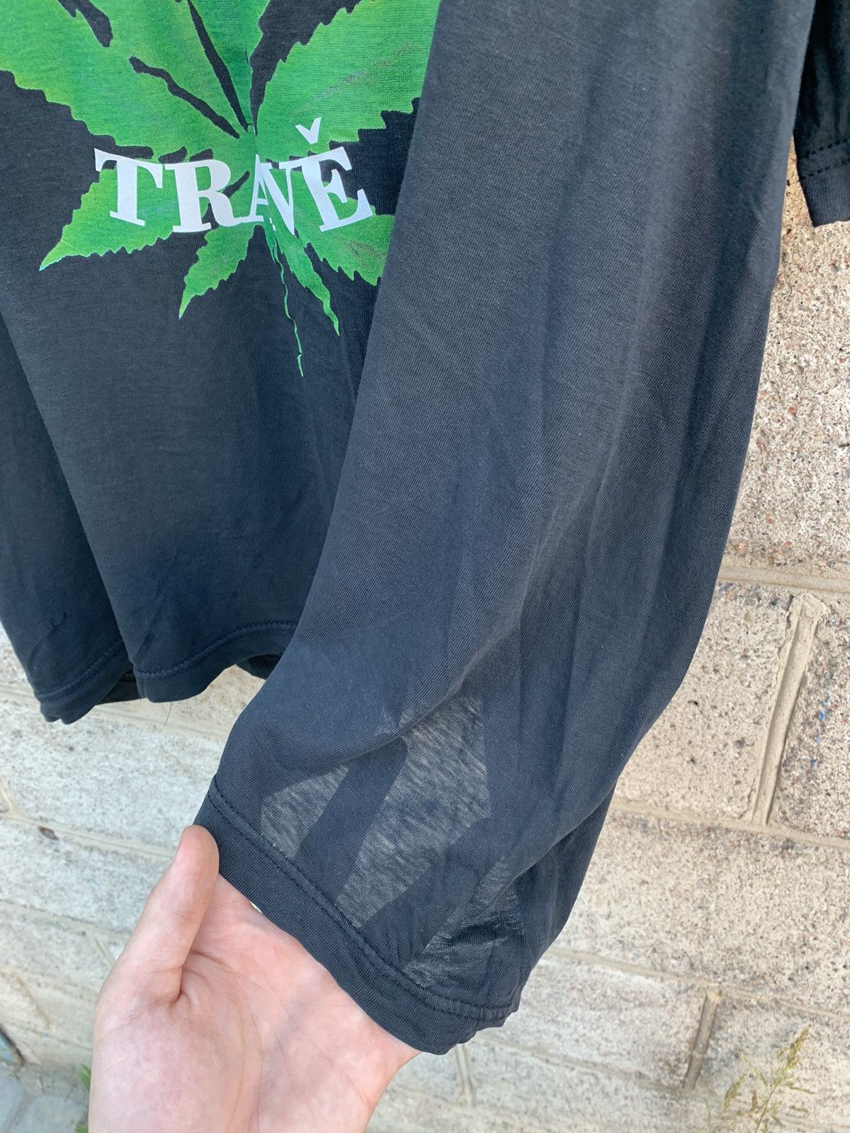 Japanese Brand × Vintage Vintage 90s Marijuana Weed Humor tee streetwear T shirt Size US XL / EU 56 / 4 - 6 Thumbnail