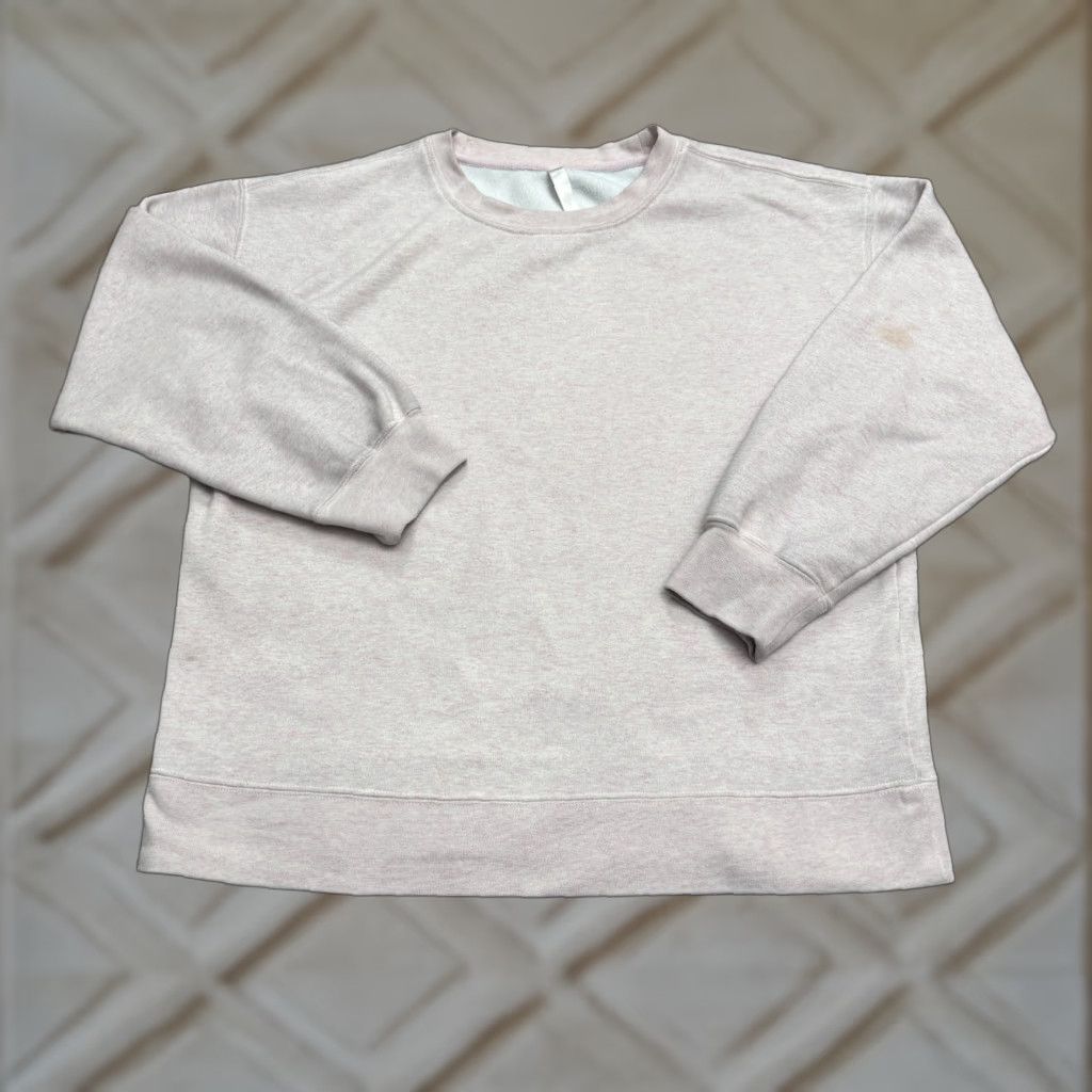 Fabletics Fabletics Womens Crew Neck Pullover Sweatshirt Small Pink Casual Lounge Activewear Size S / US 4 / IT 40 - 1 Thumbnail
