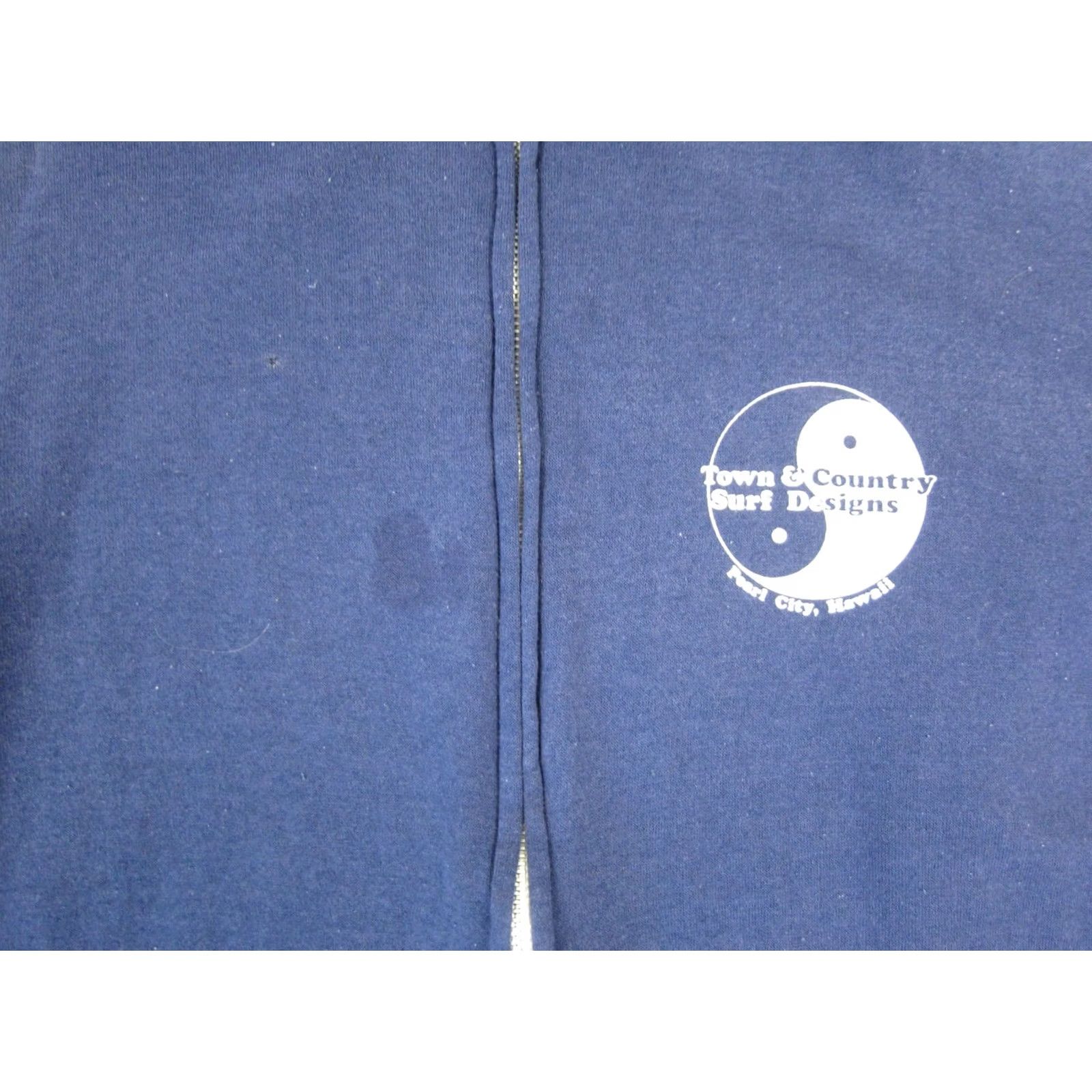 Vintage VINTAGE Belton Hoodie Mens M Blue Full Zip Zipper Hooded City Classic 70s USA Stlye: City, Classic Size US M / EU 48-50 / 2 - 4 Thumbnail