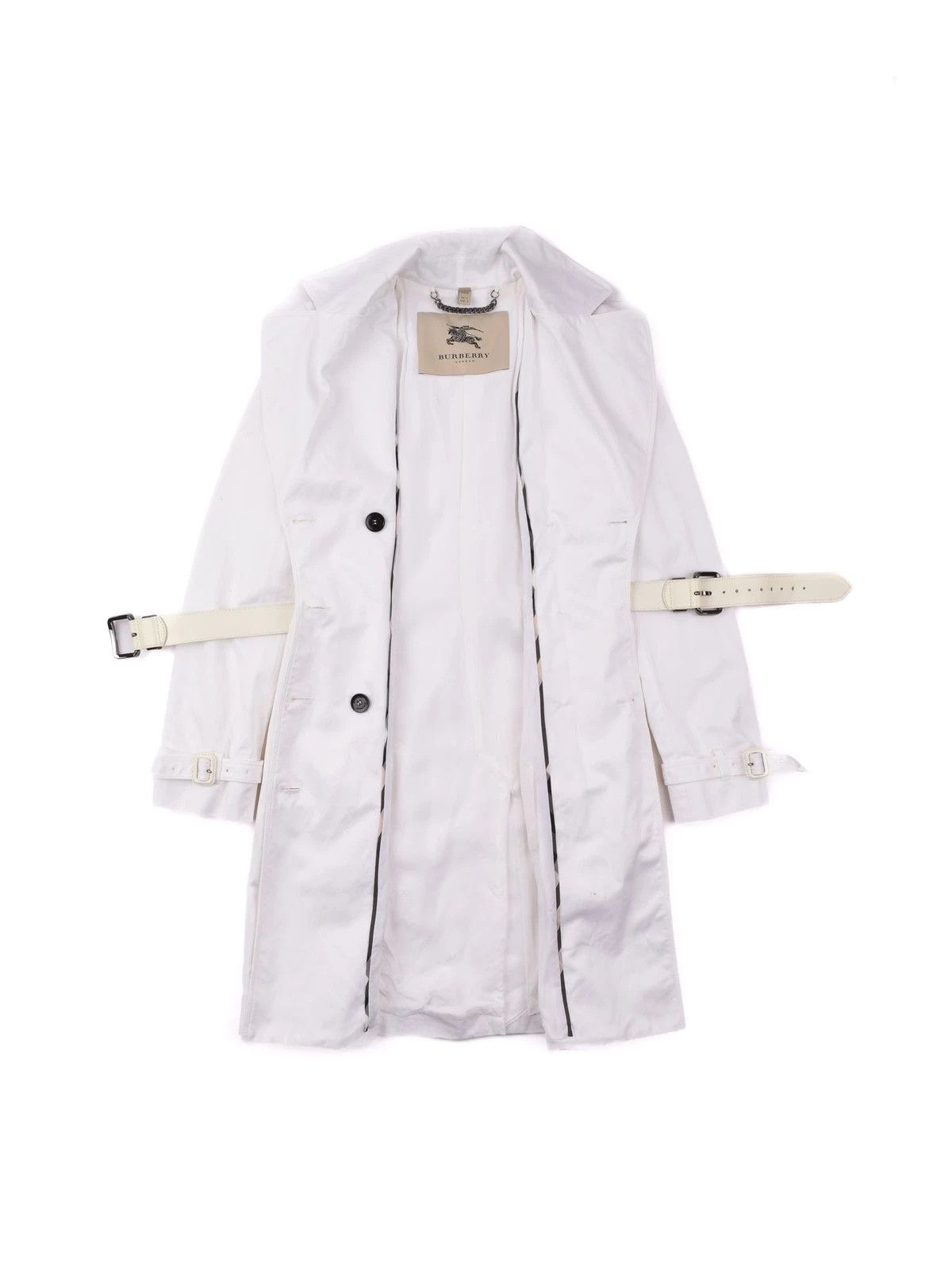 Burberry Prorsum Women's Burberry Prorsum Double Breasted Trench Coat Jacket Size XS / US 0-2 / IT 36-38 - 4 Thumbnail