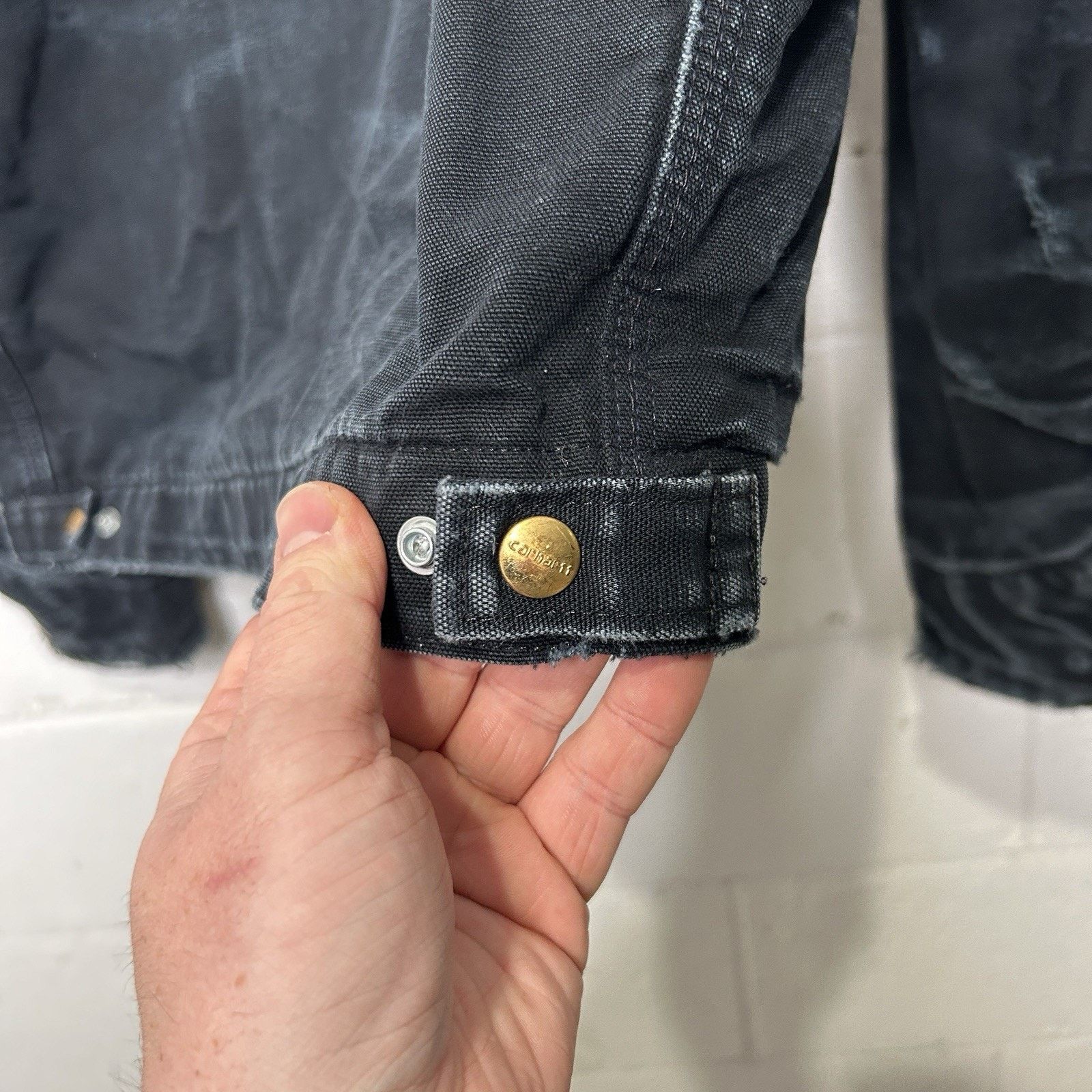 Carhartt Vintage Carhartt Blanketed Detroit Jacket “Black” Leupold Size US L / EU 52-54 / 3 - 16 Thumbnail