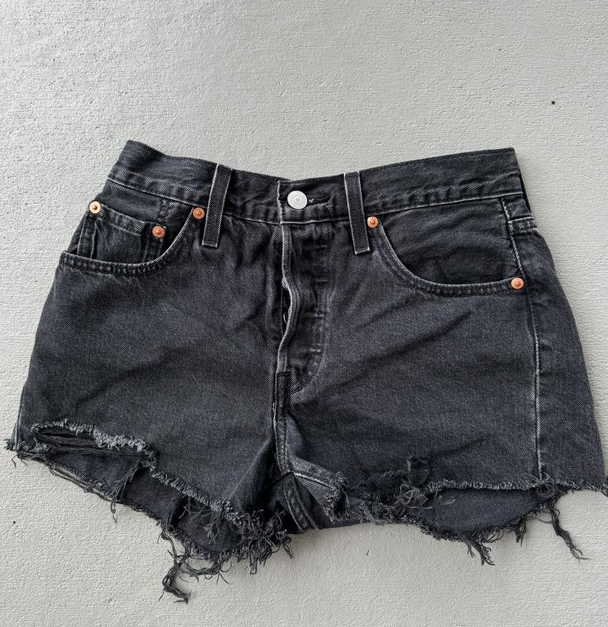 Levi's Levis Jean Short Size 25" / US 0 / IT 36 - 3 Thumbnail