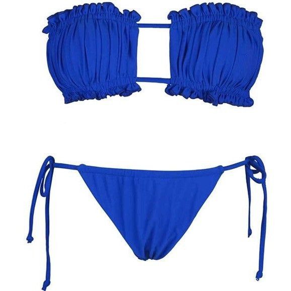Other Blue Clam 2 Piece Blue Bathing Suit Medium Size M / US 6-8 / IT 42-44 - 1 Preview