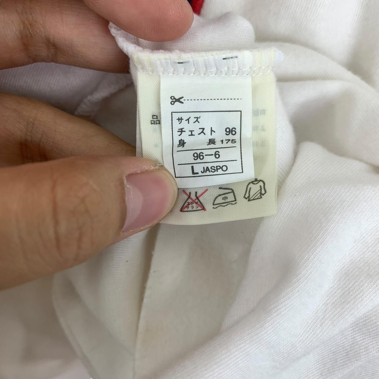 Vintage Vintage 90’ ASICS JAPAN NITTAI Basketball Jersey Tee Shirt Size US L / EU 52-54 / 3 - 5 Thumbnail