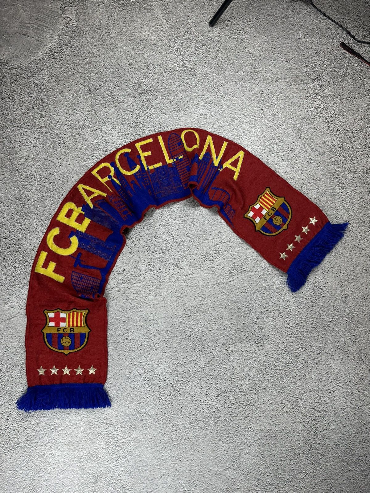 Other Vintage FC Barcelona Scarves Soccer Jersey Football Blockcor Size ONE SIZE - 1 Thumbnail