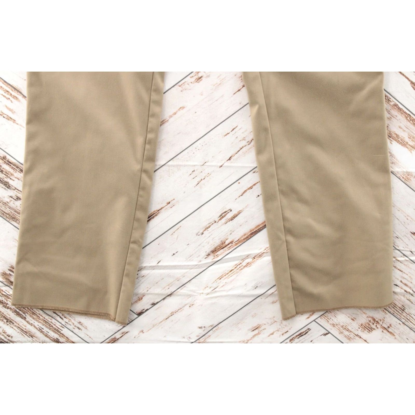Mizzen+Main Mizzen + Main Pants Mens 40 Tan Un-Hemmed Tapered Performance Golf Preppy USA Pants Size US 40 / EU 56 - 3 Thumbnail