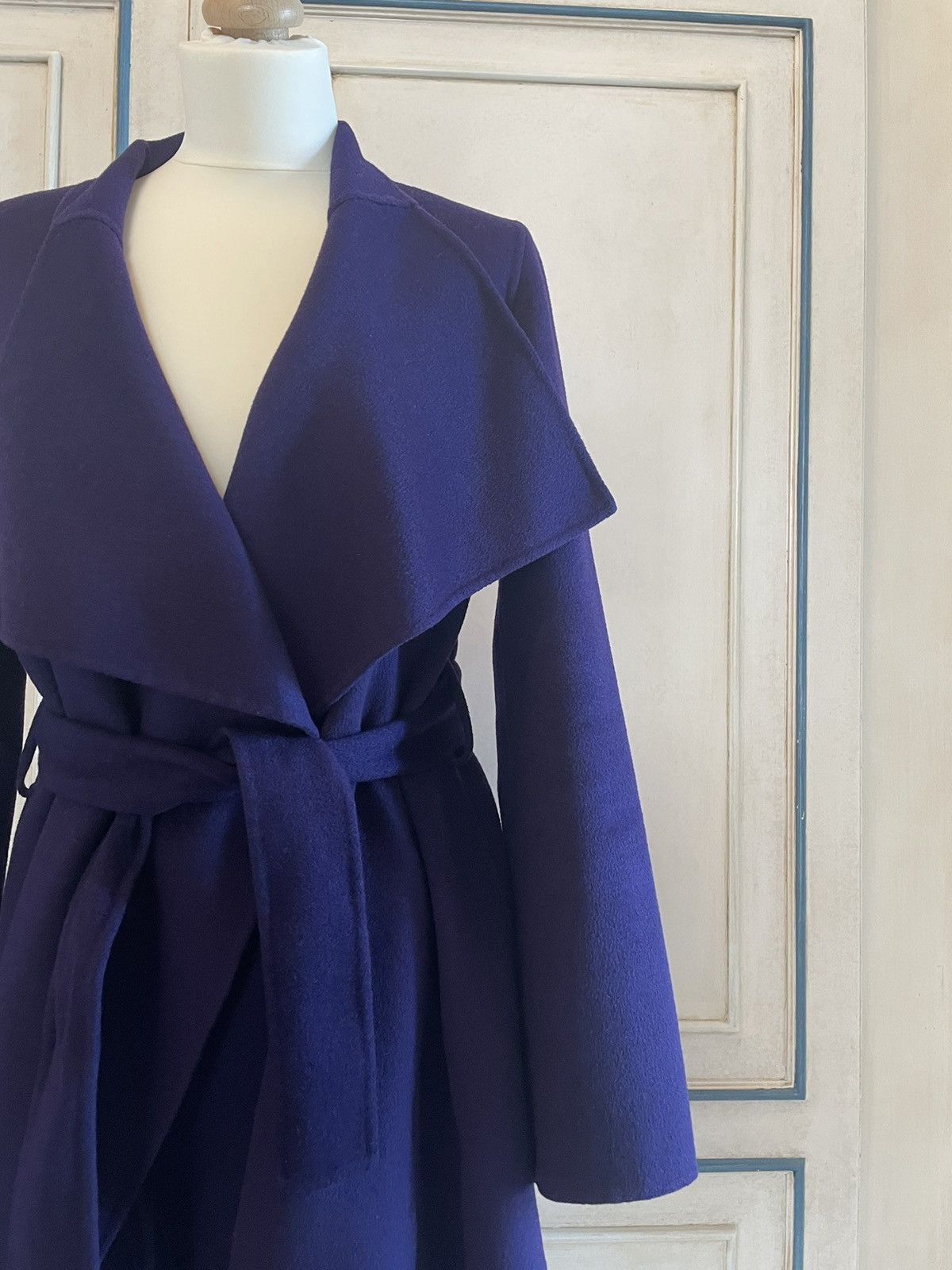 Armani × Armani Collezioni × Giorgio Armani Armani Collezioni Purple cachemere coat Size M / US 6-8 / IT 42-44 - 4 Thumbnail