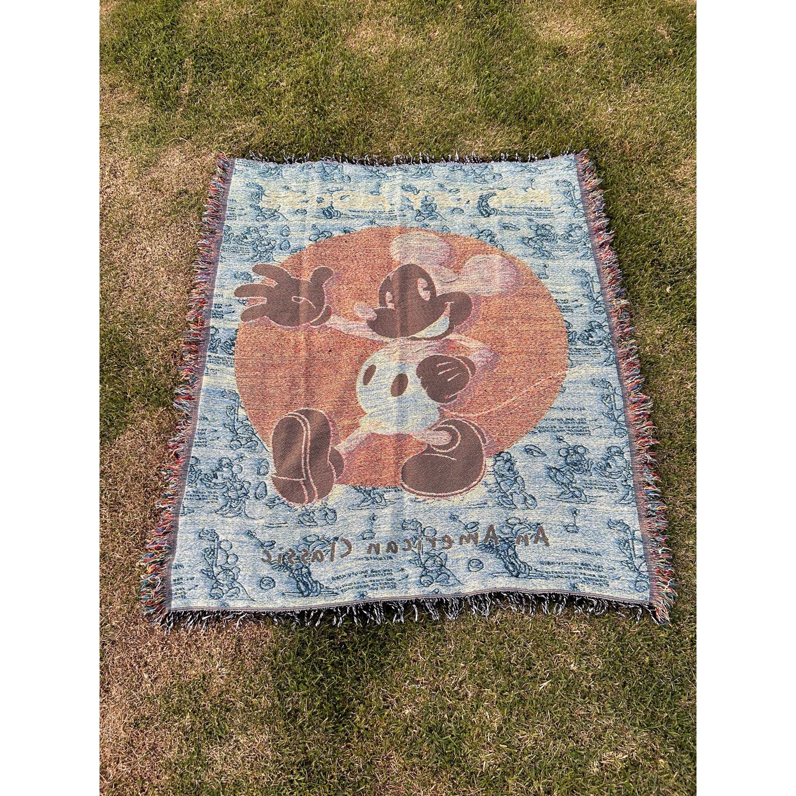 Disney × Vintage Vintage Disney Mickey Mouse Tapestry Blanket Size ONE SIZE - 3 Thumbnail